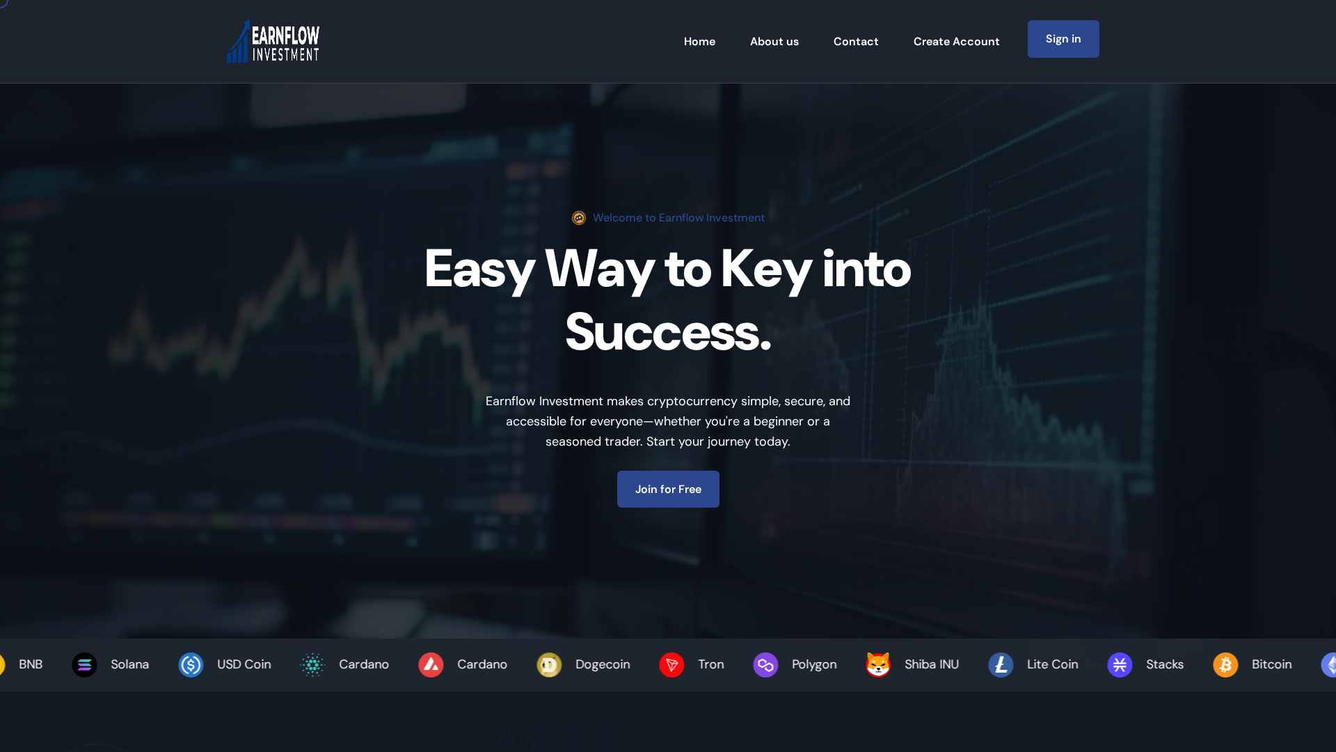 Screenshot of earnflowtrading.pro