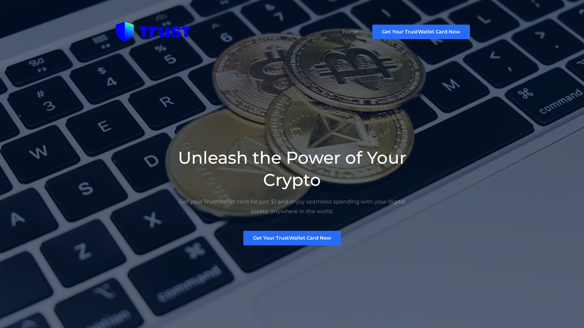 Screenshot of trustcardnow.com