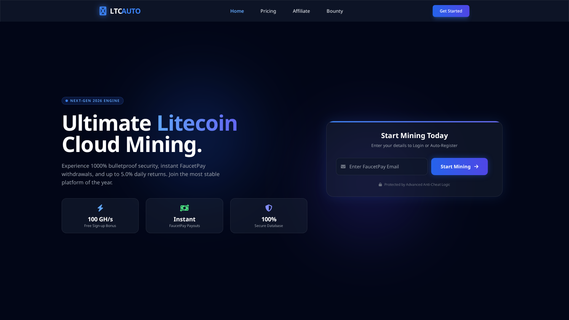 Screenshot of litecoinautominer.top