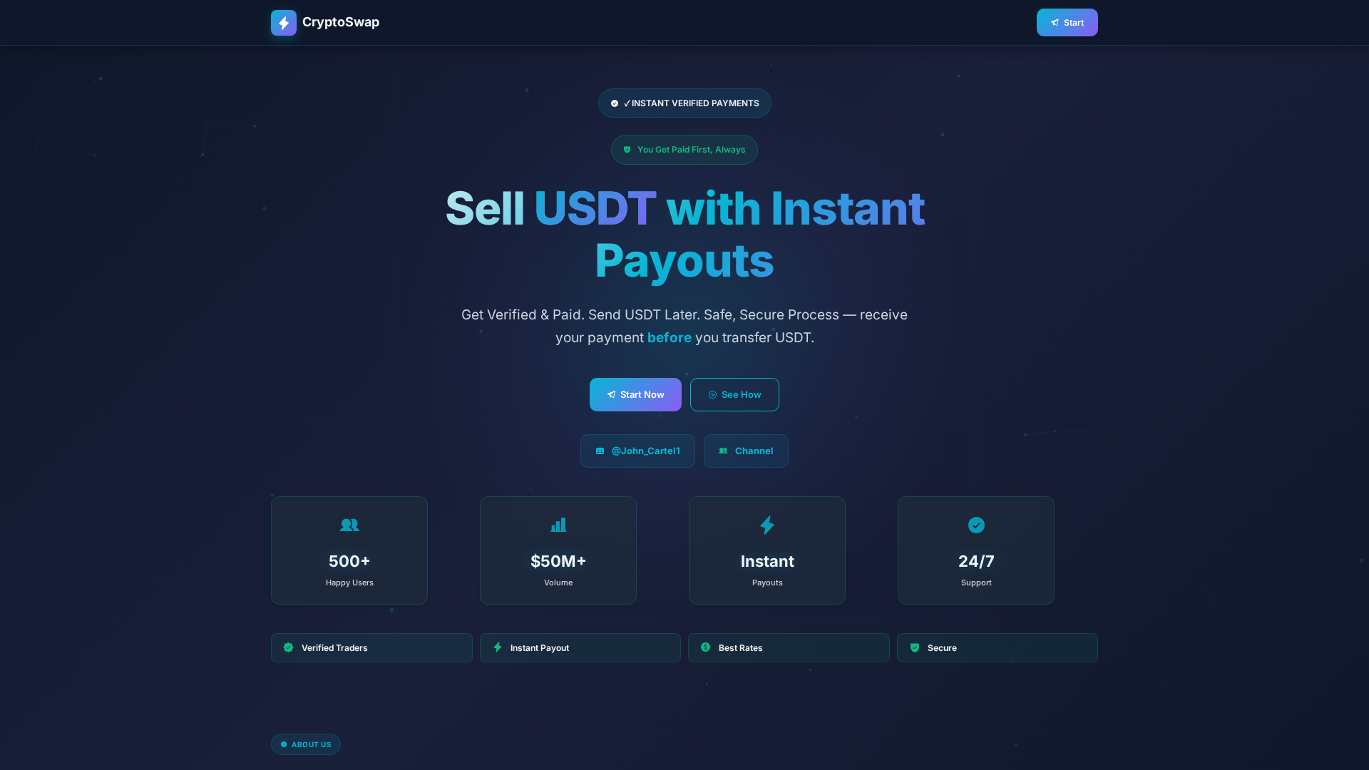 Screenshot of usdt-swap.shop