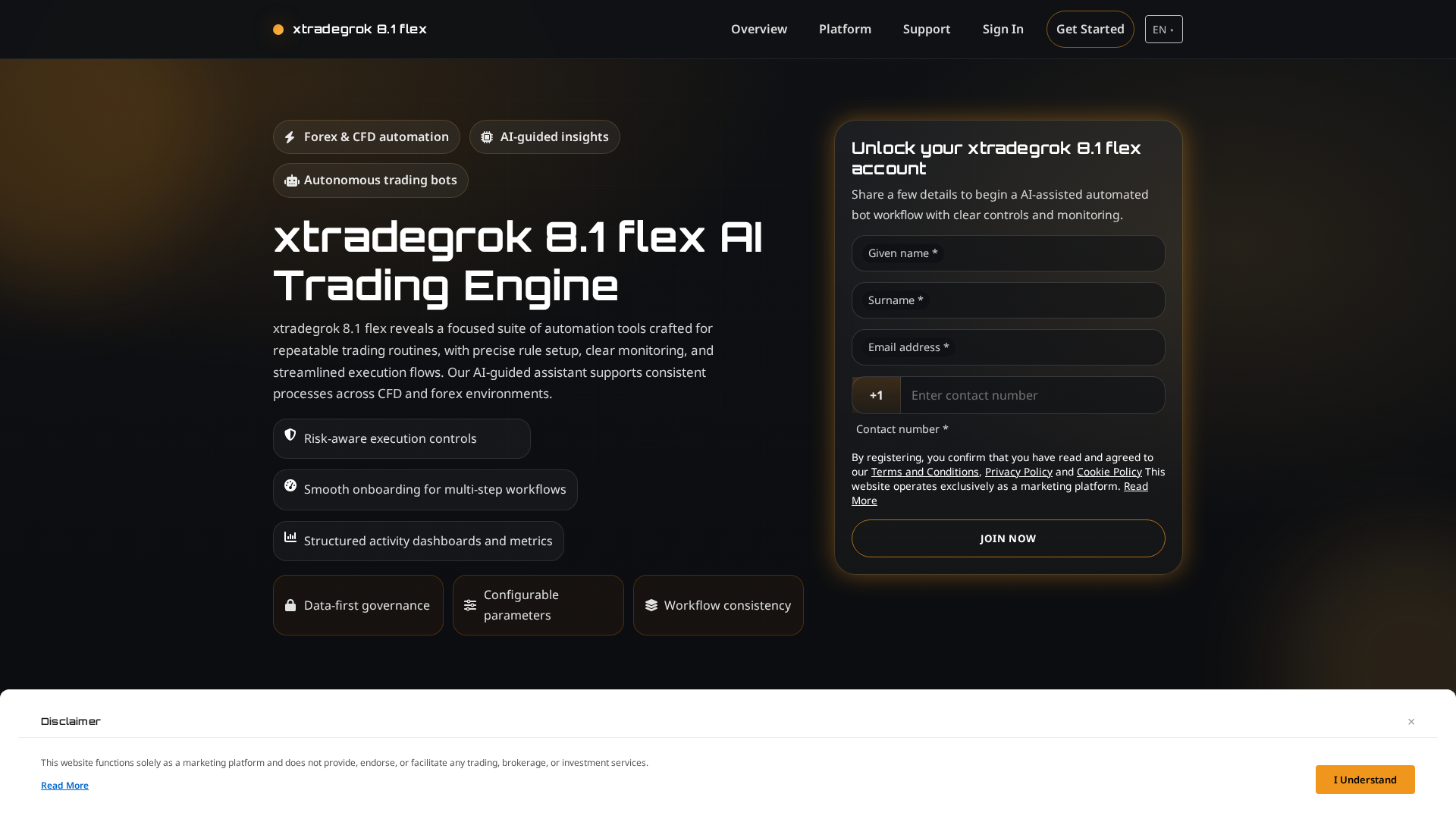 Screenshot of xtradegrok81flex.click
