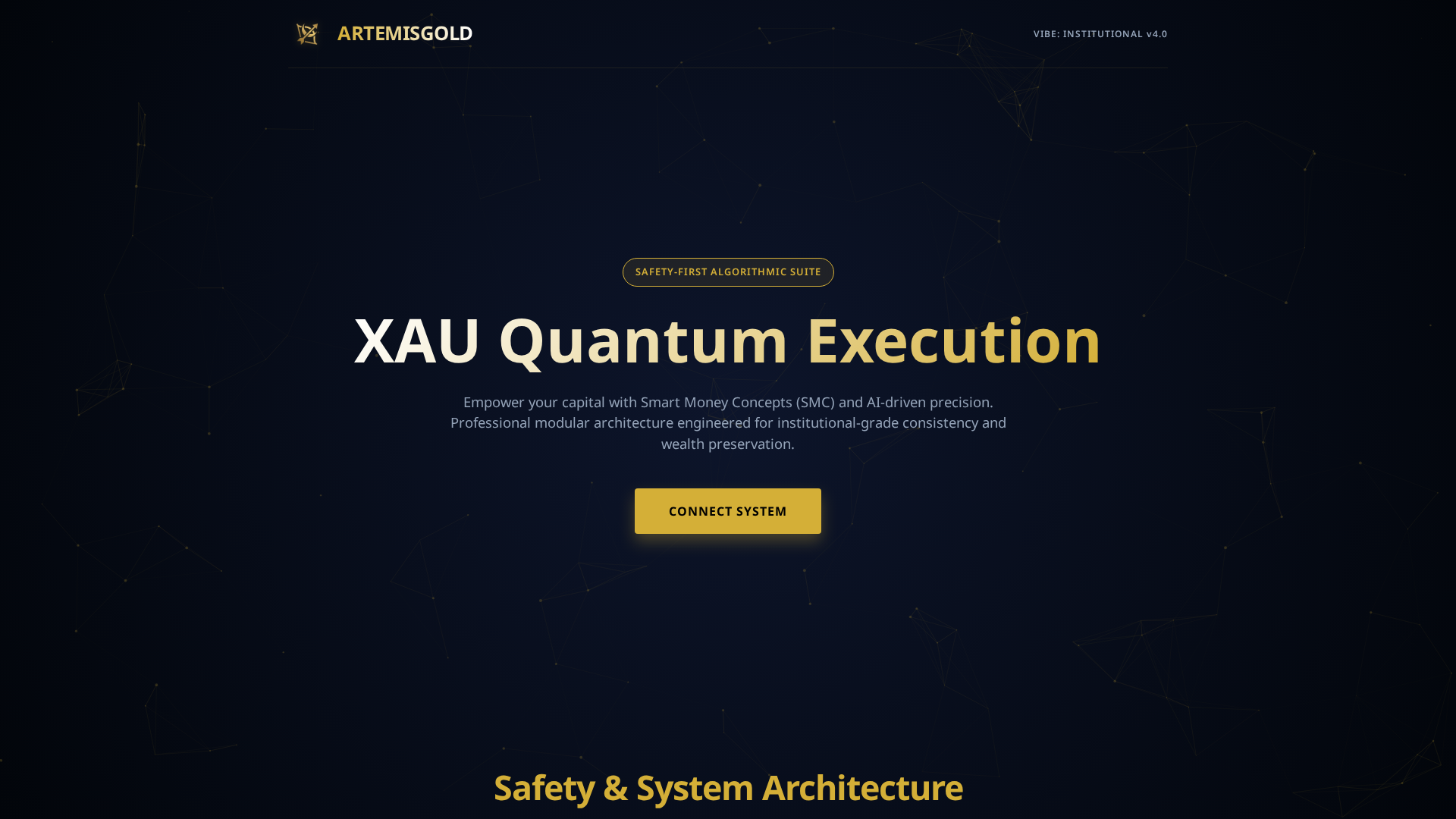 Screenshot of artemisgold.xyz