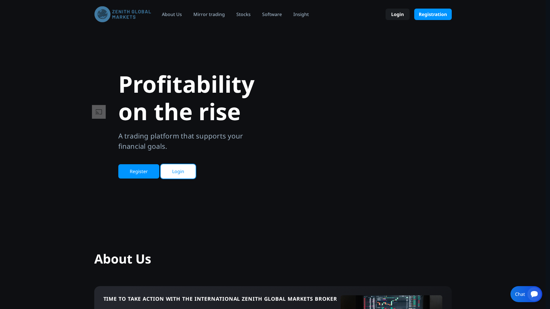 Screenshot of zenithglobalmarkets.org