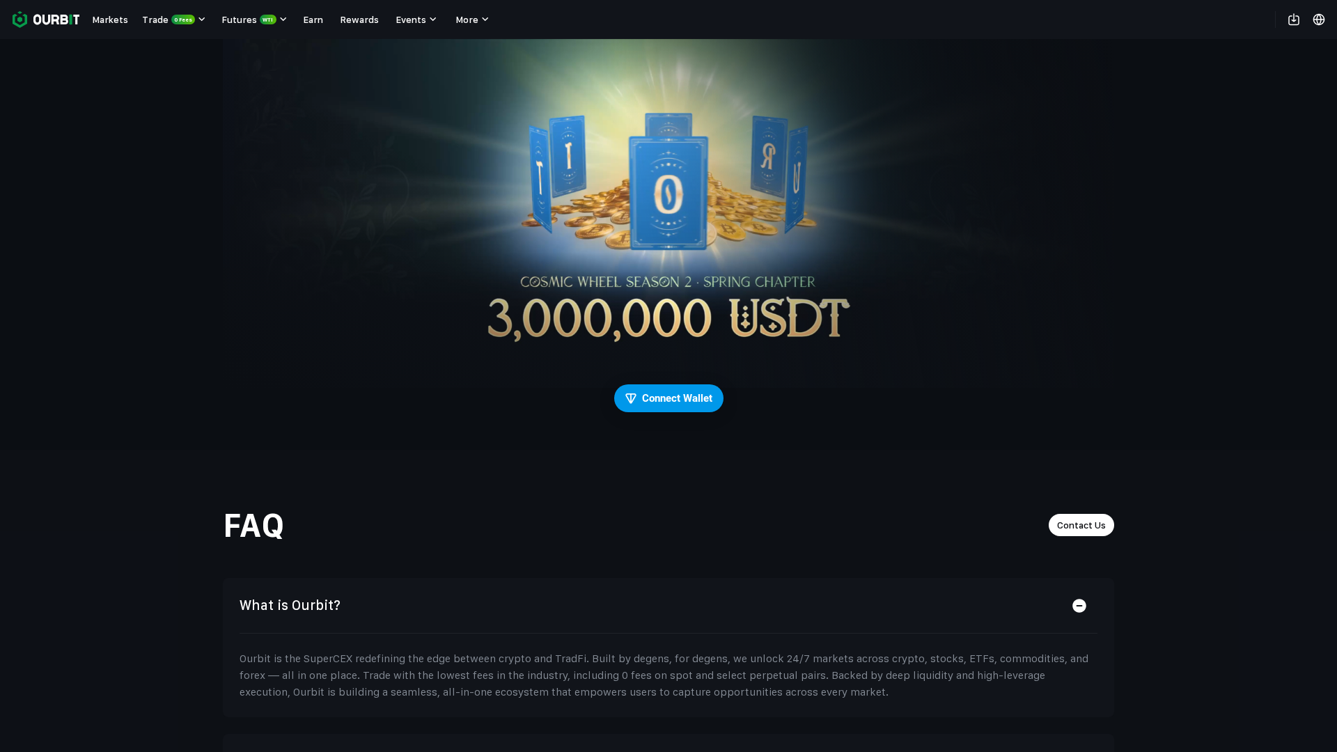Screenshot of ourbitrading.com