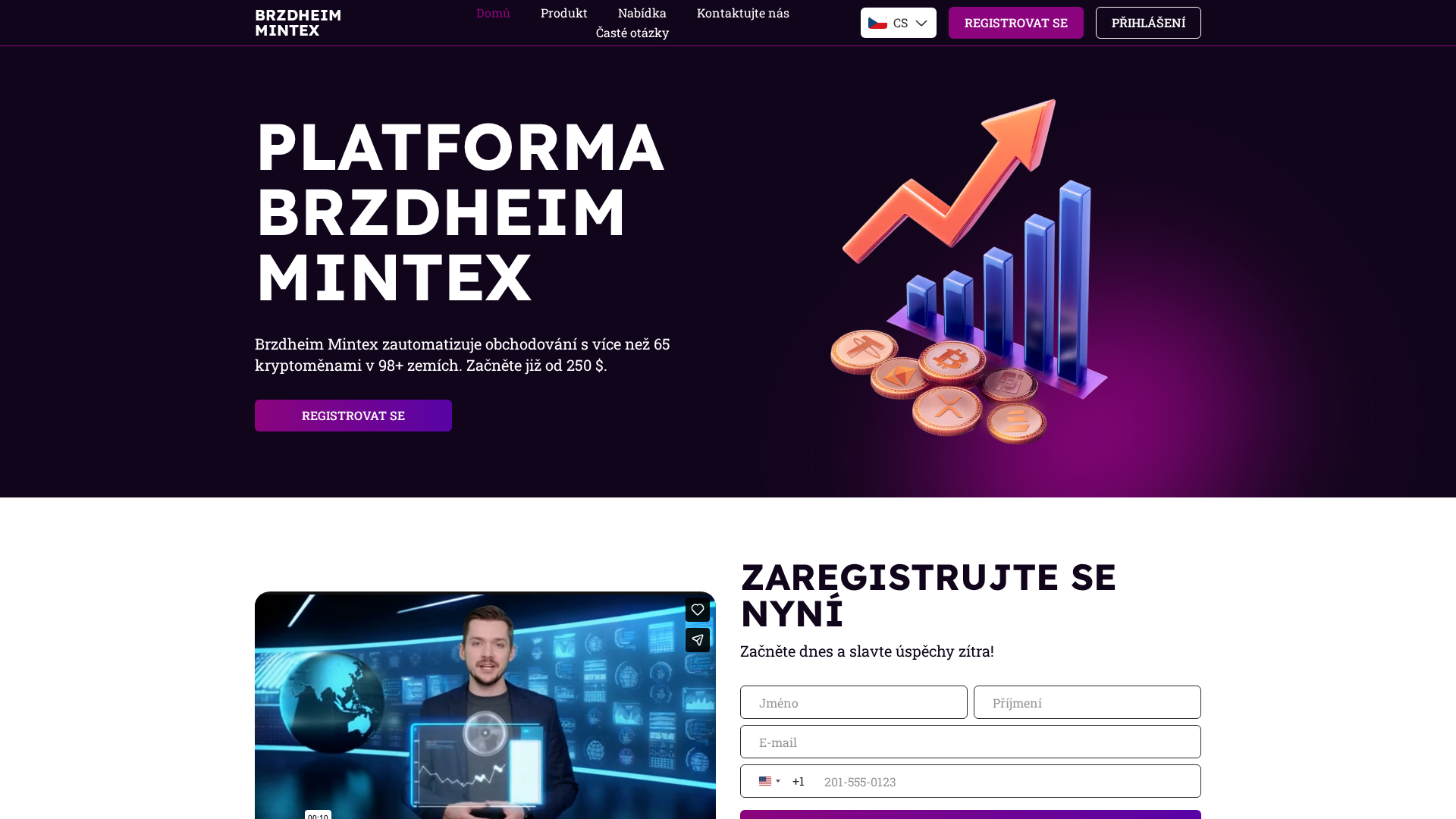 Screenshot of brzdheim-mintex.com