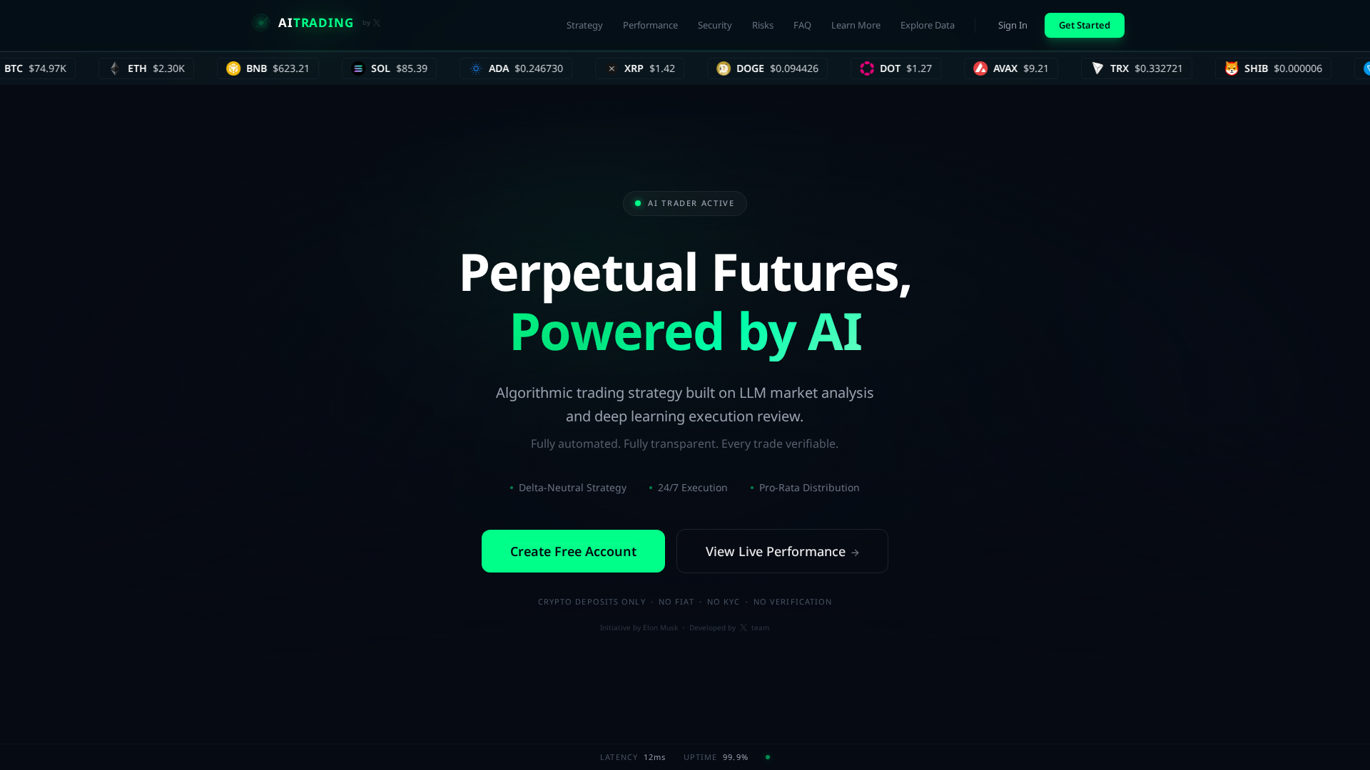 Screenshot of hypetrade.ai