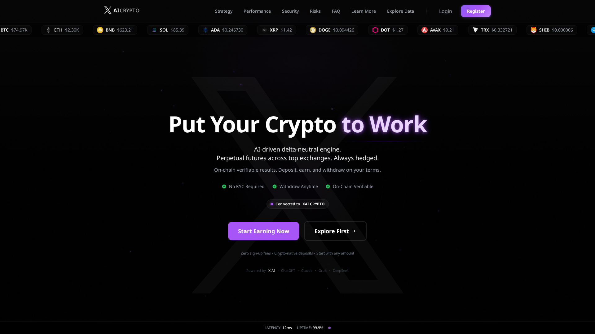 Screenshot of linetrade.ai
