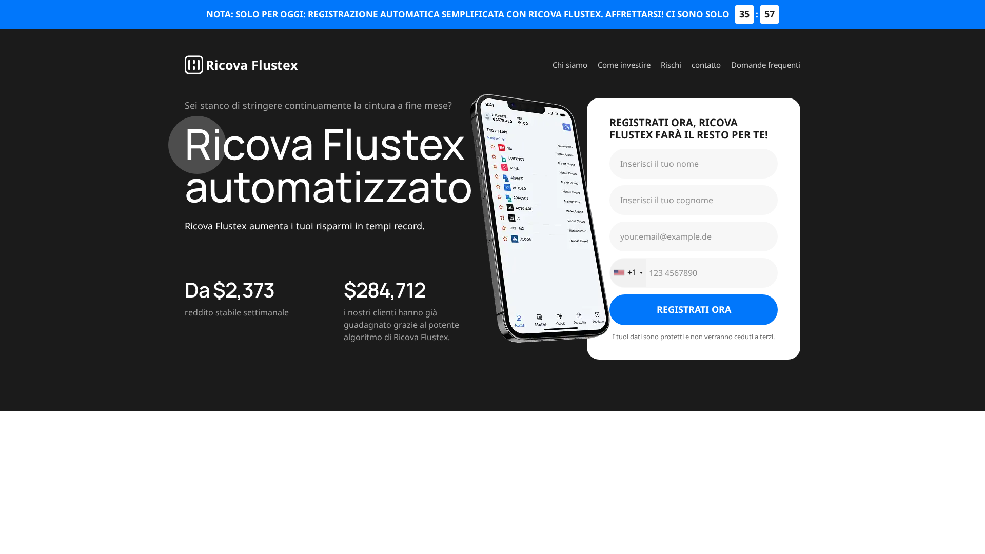 Screenshot of ricovaflustex.com