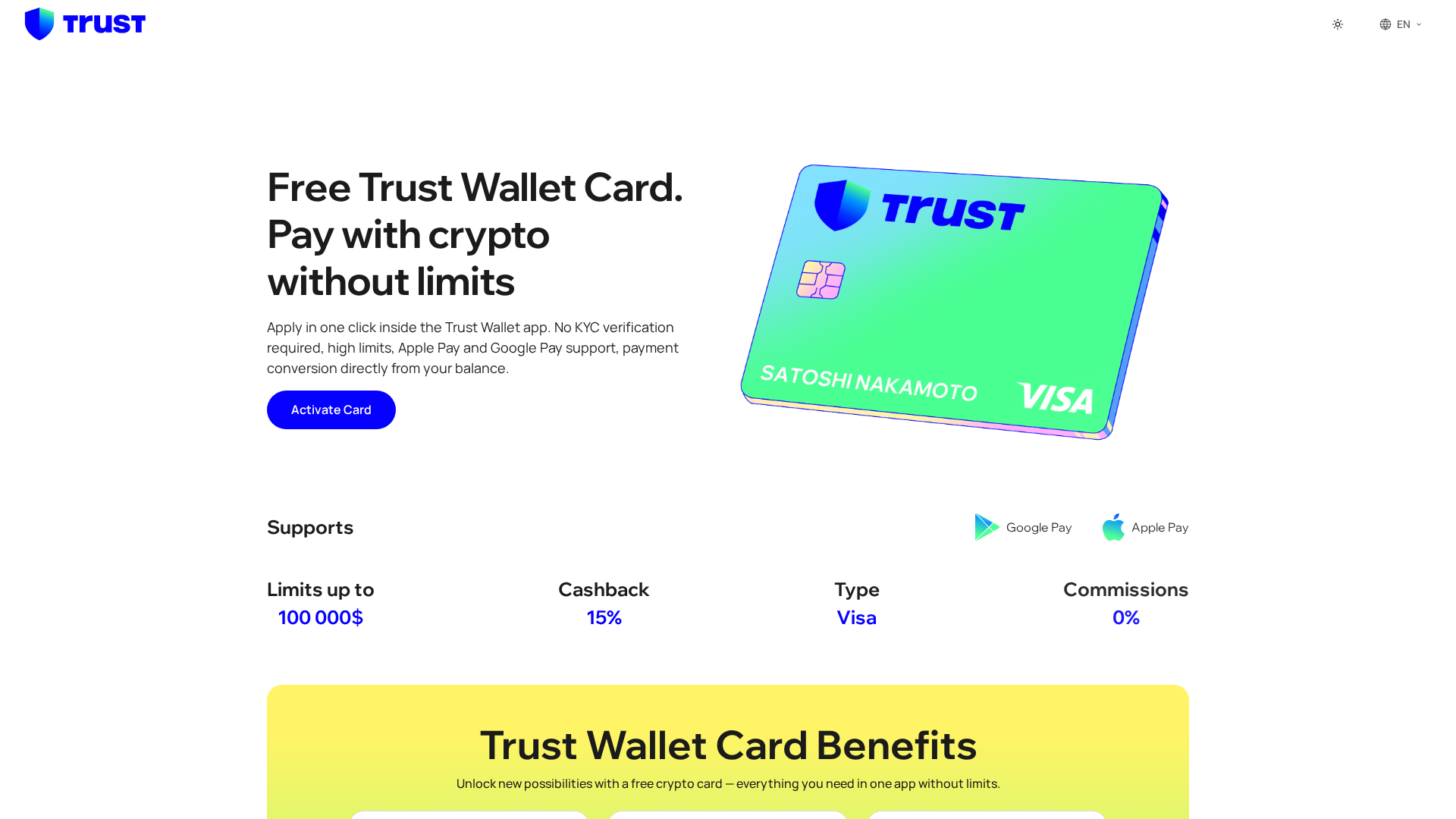 Screenshot of trustsproducts.live