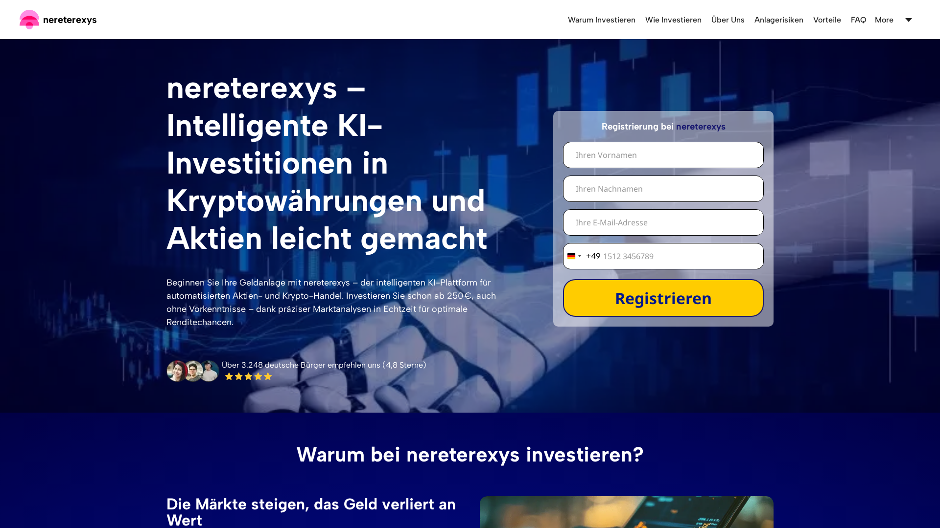 Screenshot of nereterexys-de.com