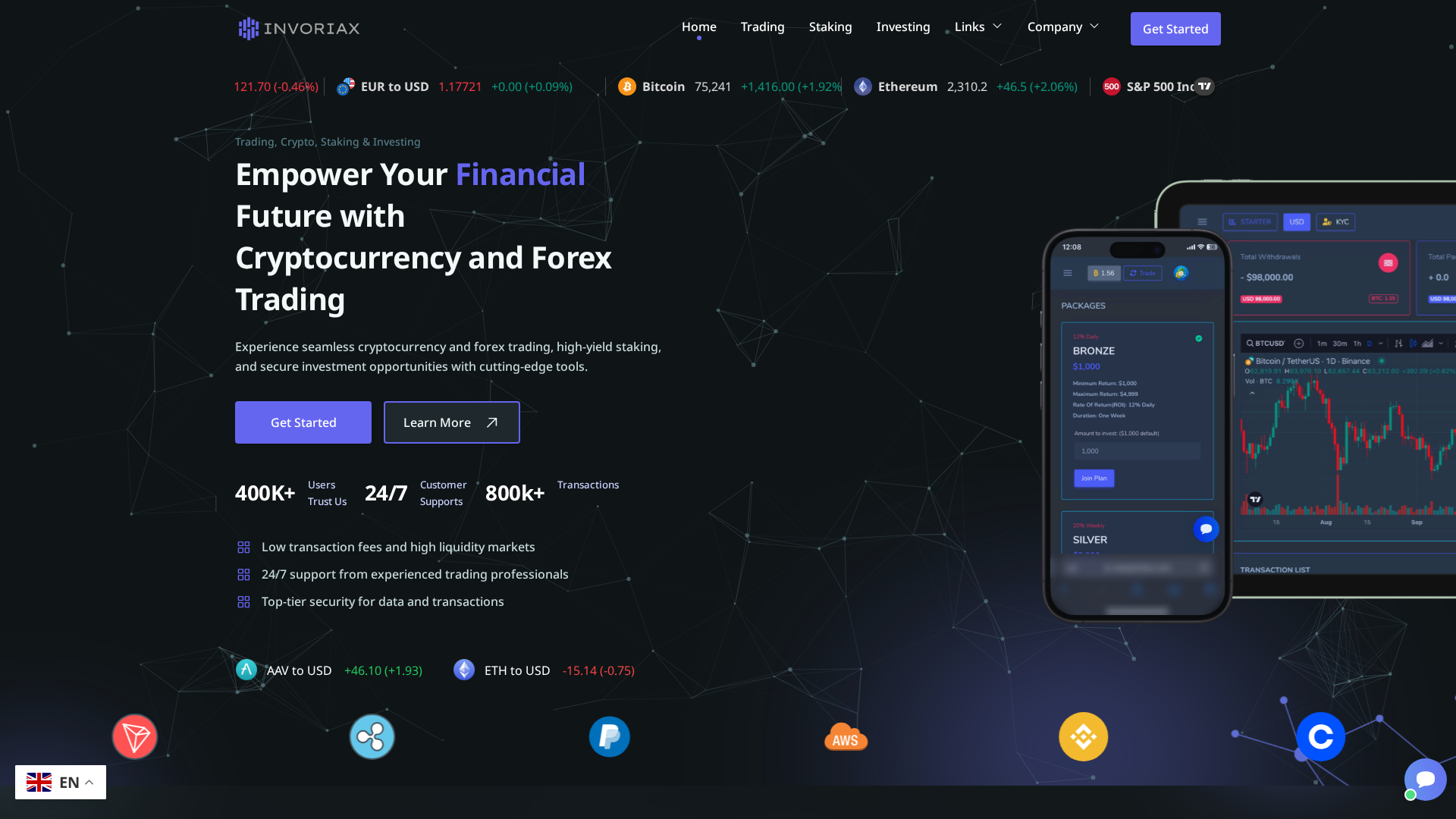 Screenshot of invoriaxpro.com