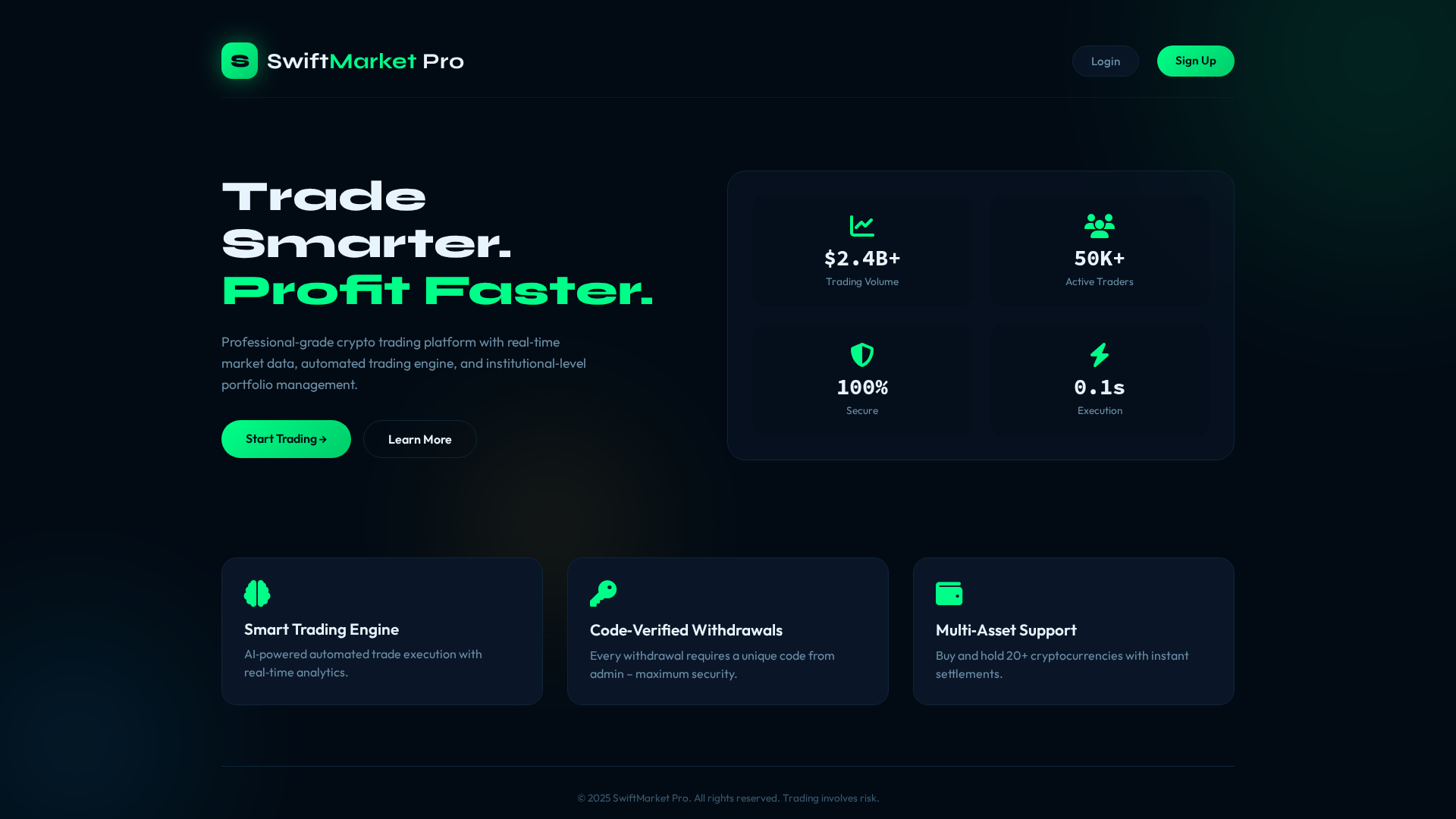 Screenshot of swiftmarket.pro