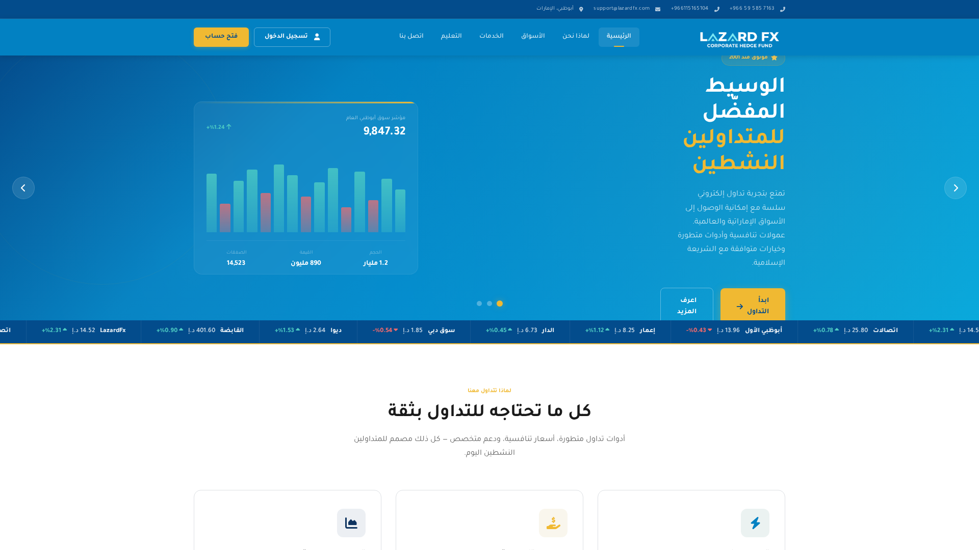 Screenshot of lazardfx.com