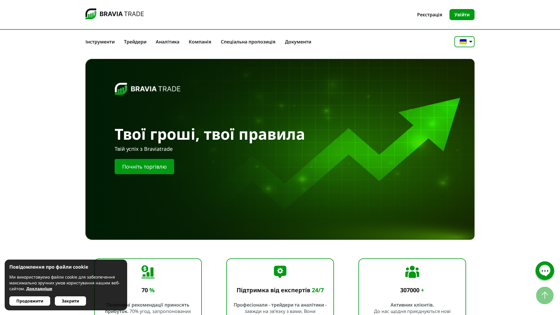 Screenshot of braviatrade.one