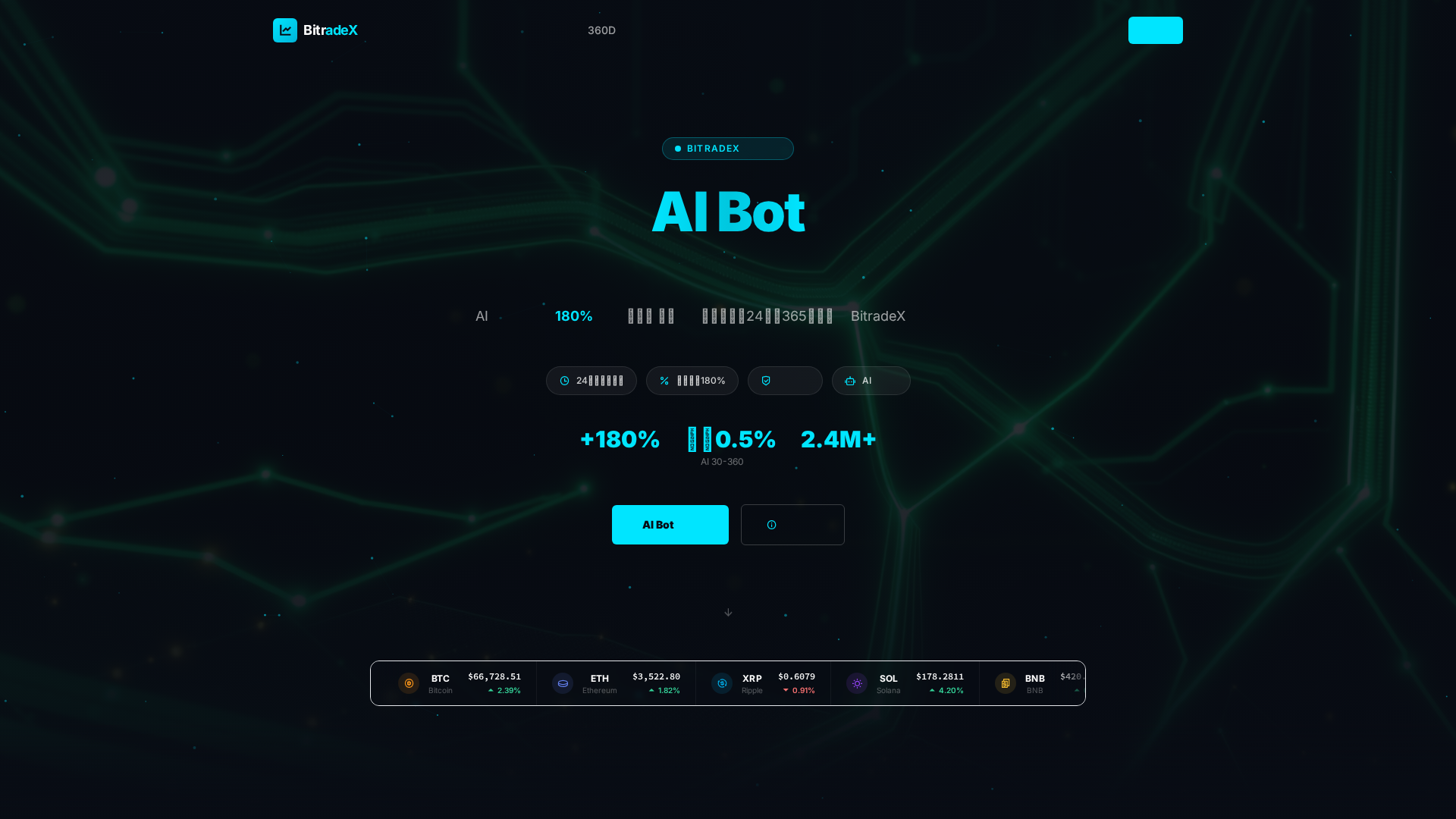 Screenshot of bitradexjp.com