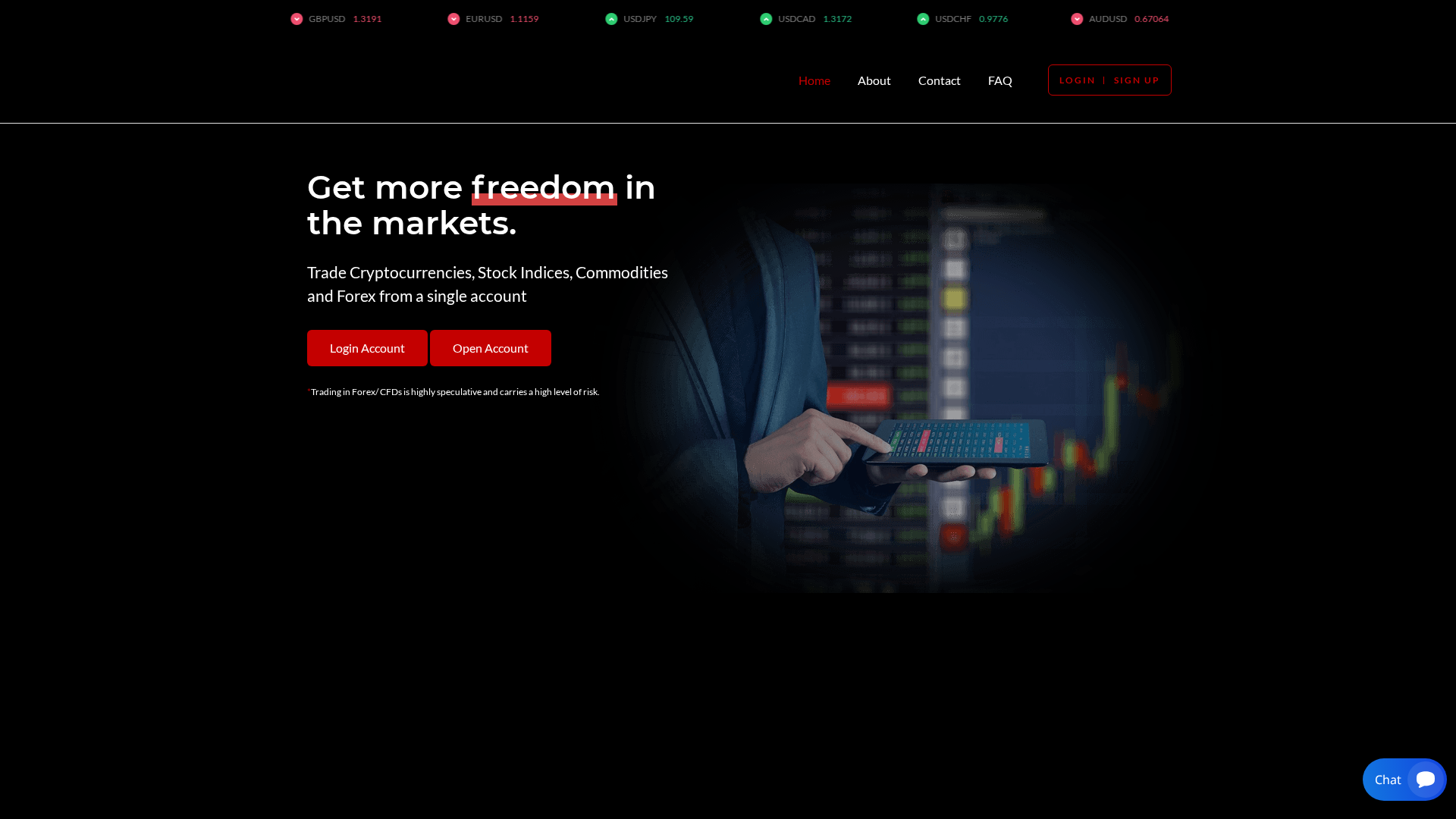 Screenshot of litextradepro.com