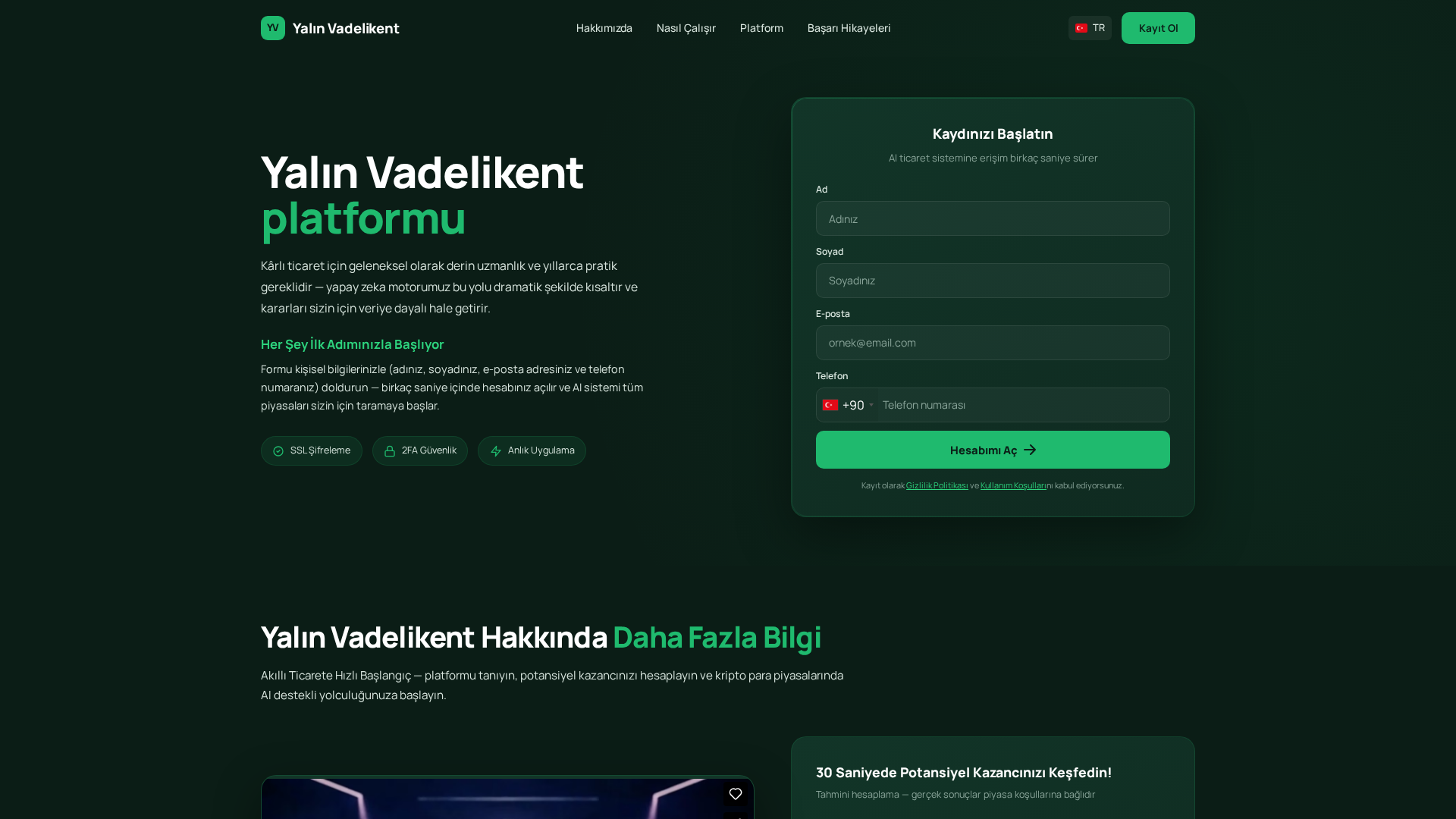 Screenshot of yalin-vadelikent.pro