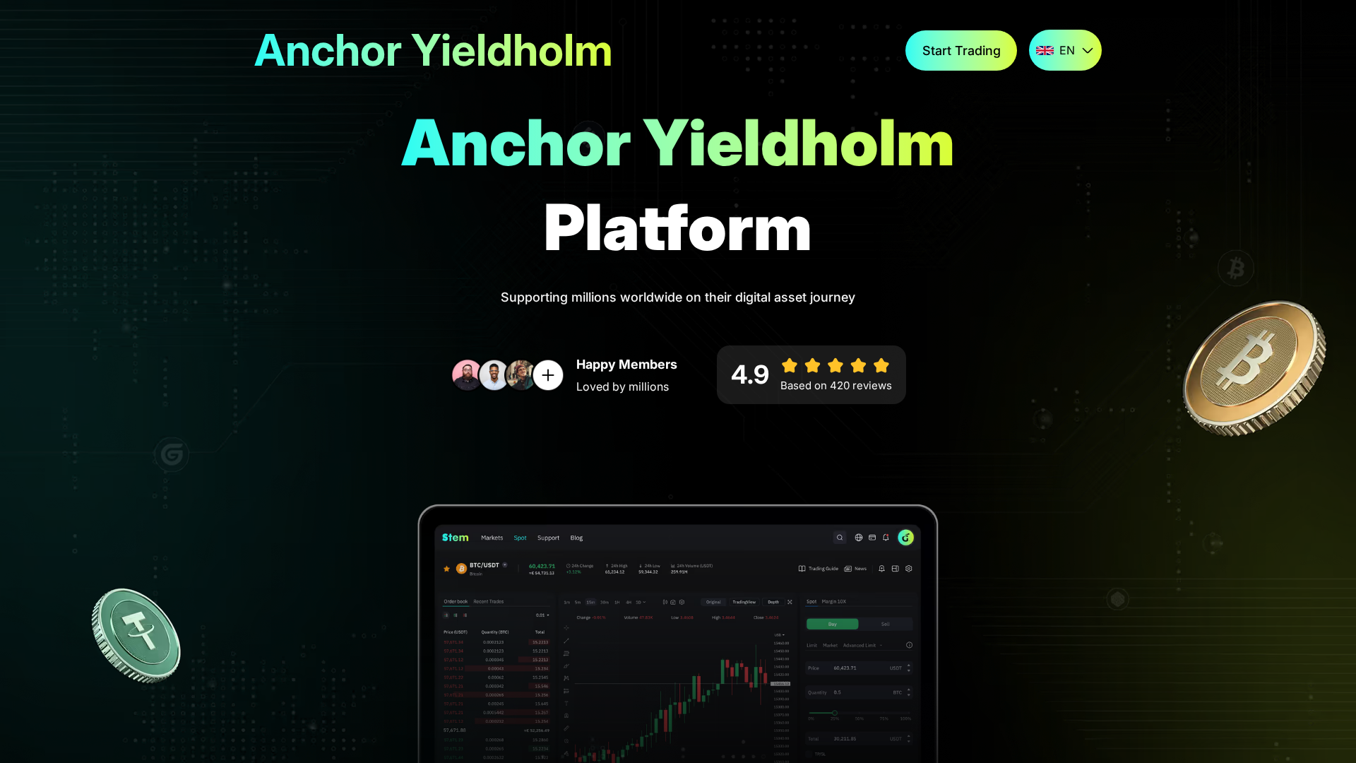Screenshot of anchor-yieldholm.com