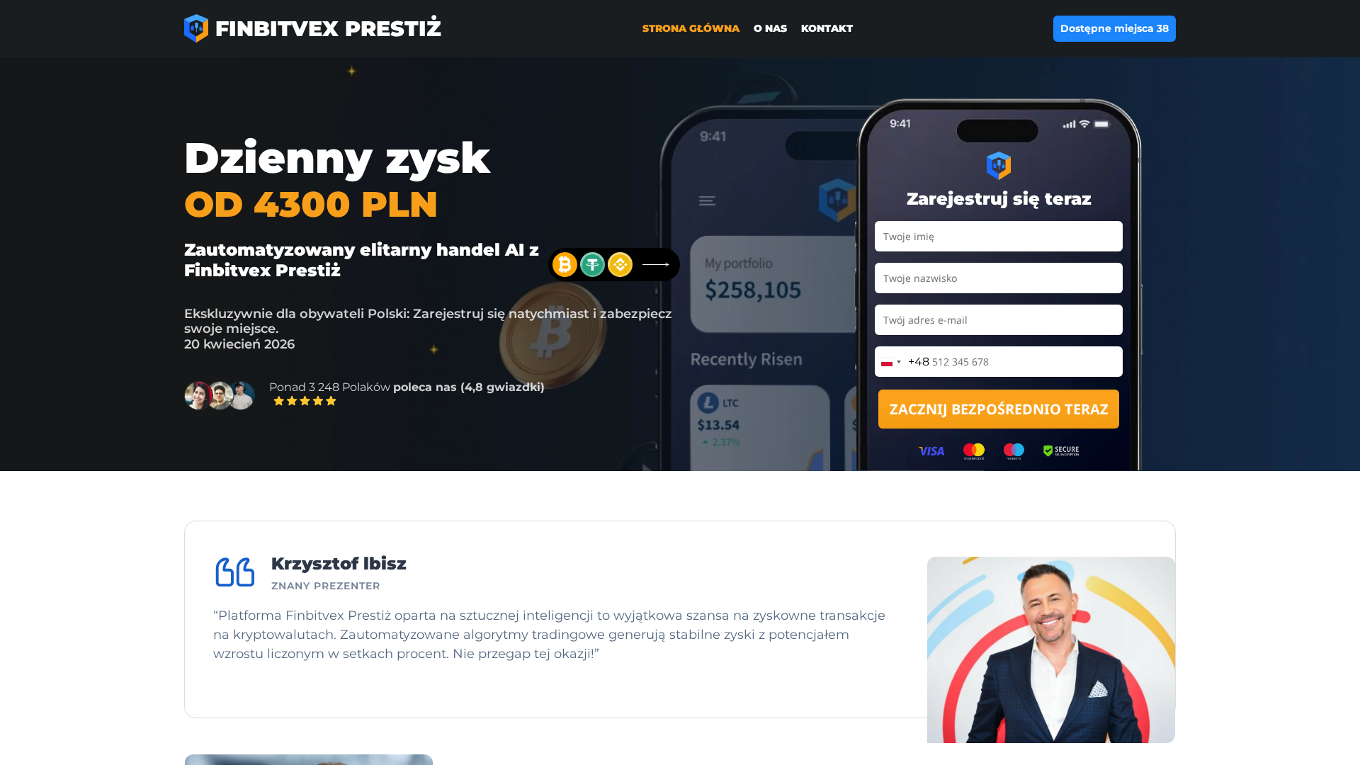Screenshot of finbitvexprestizai.com