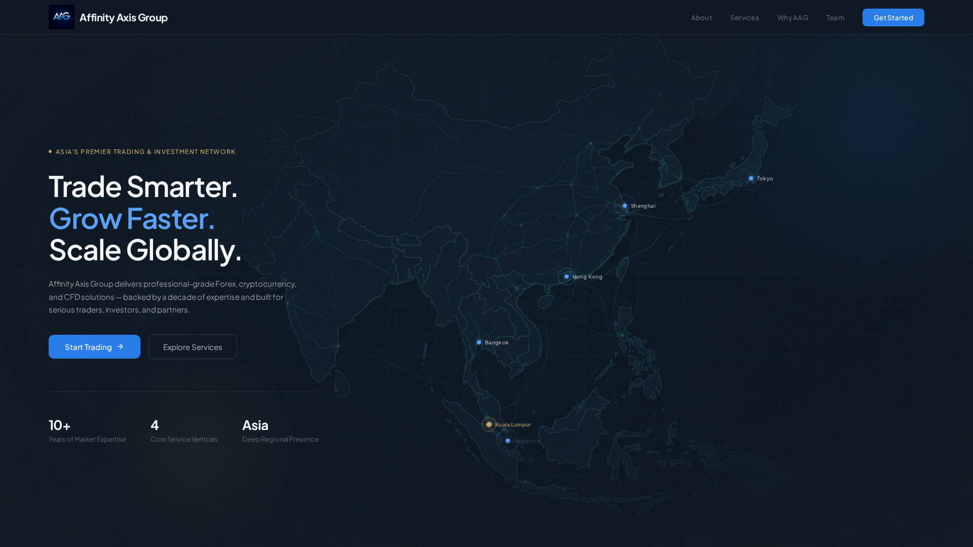 Screenshot of affinityaxisgroup.net