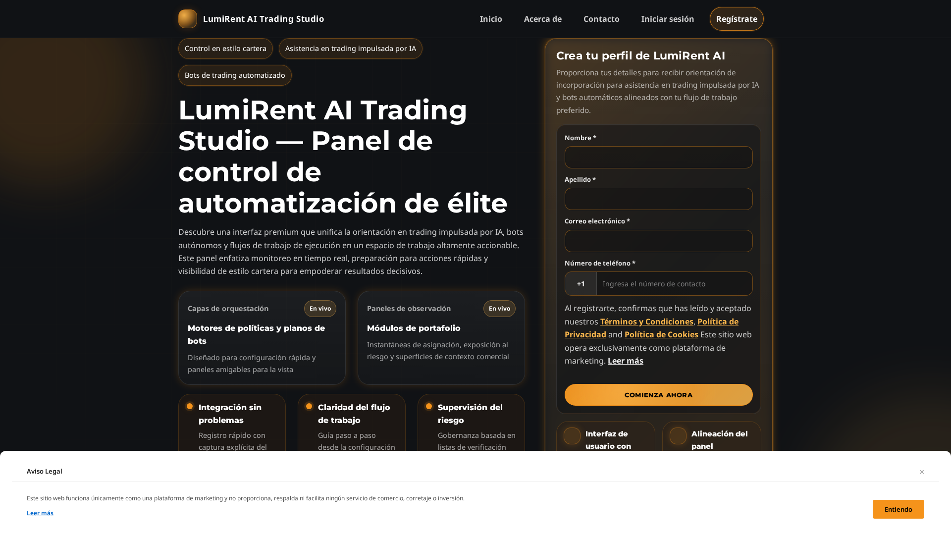 Screenshot of opinionesdelumirentvne.pro
