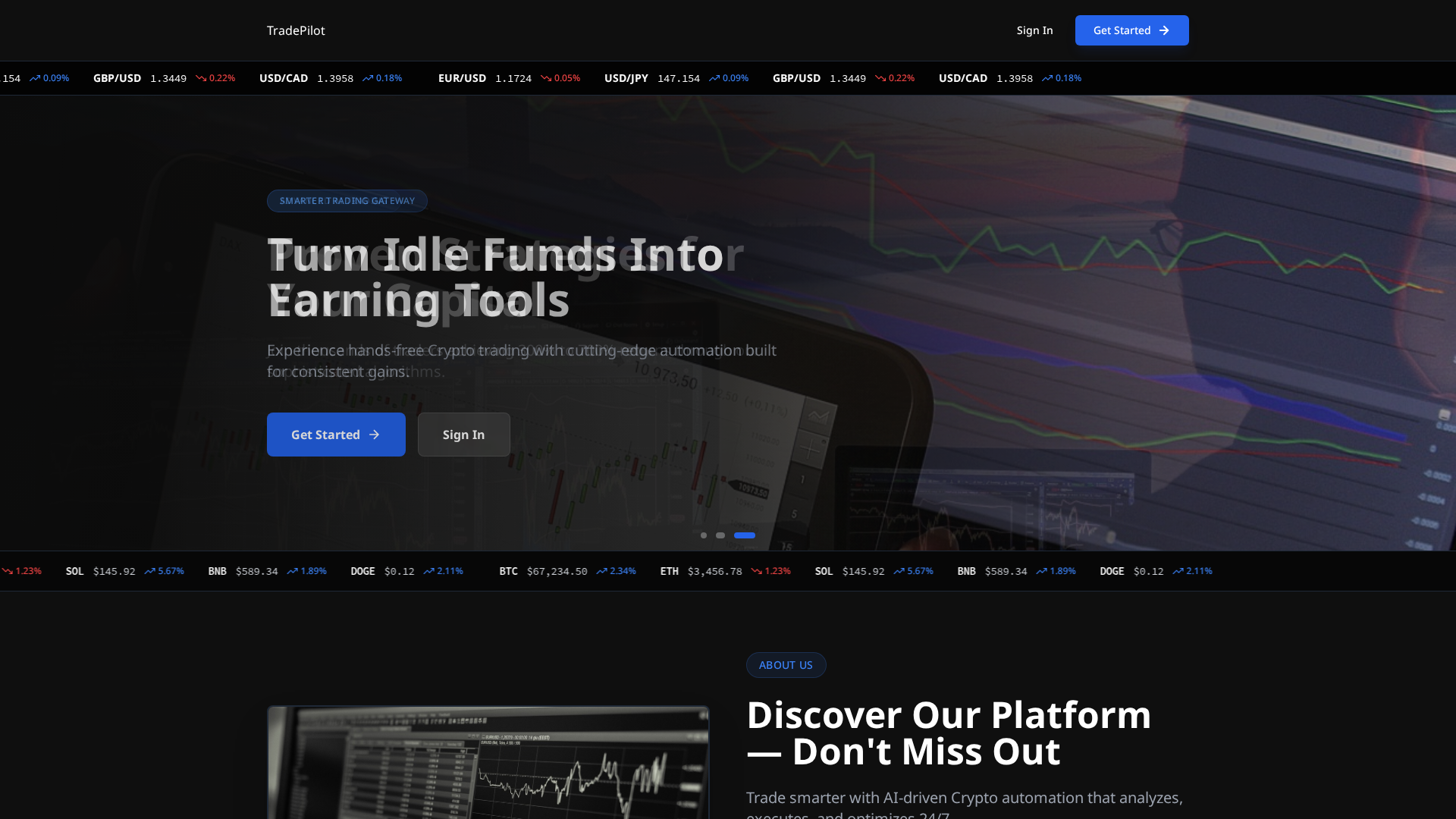Screenshot of tradepilotco.tech