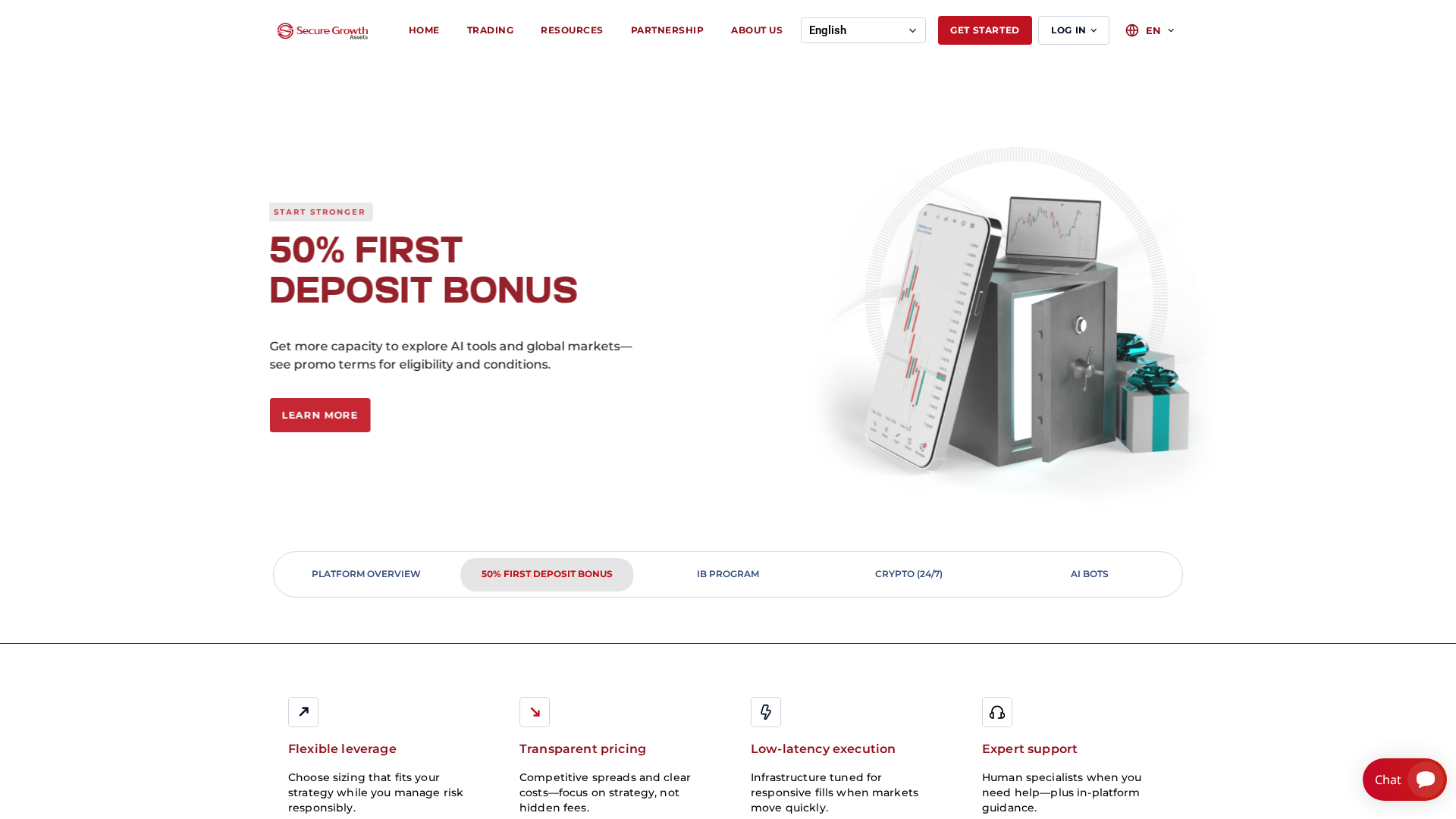 Screenshot of securegrowthassets.com