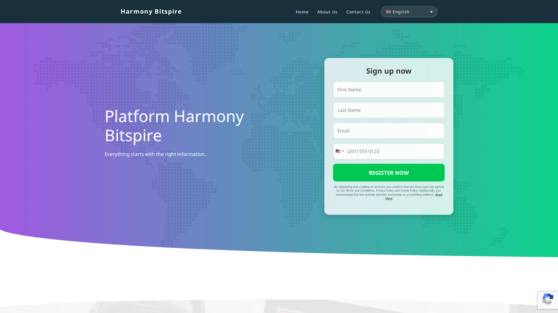 Screenshot of harmonybitspire-app.org