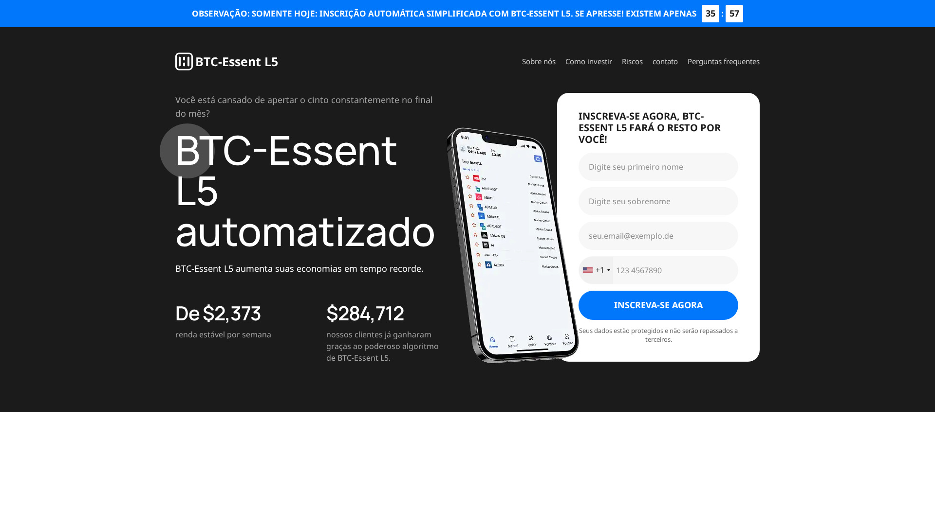 Screenshot of btcessentl5.net