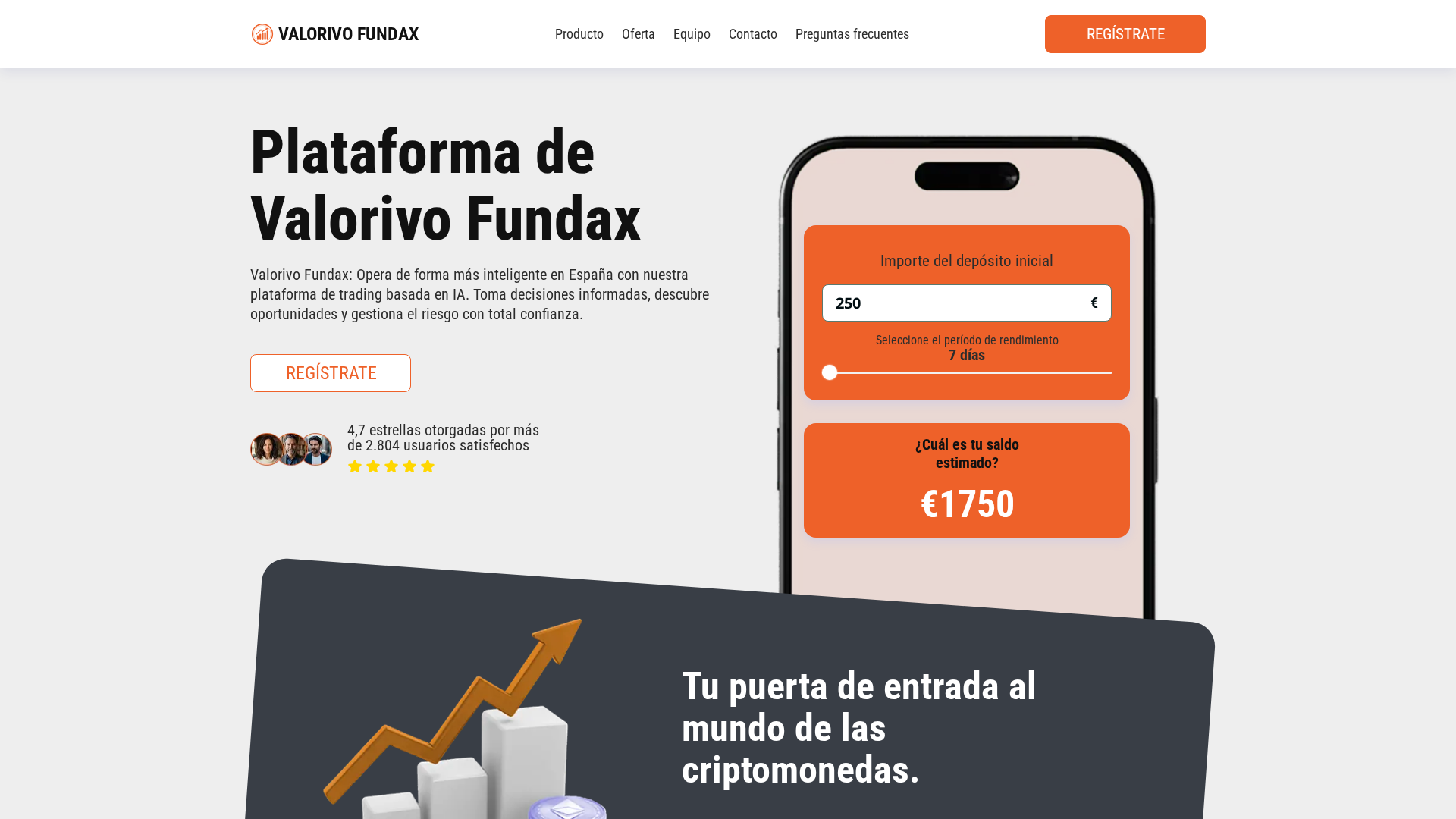 Screenshot of valorivofundaxia.com