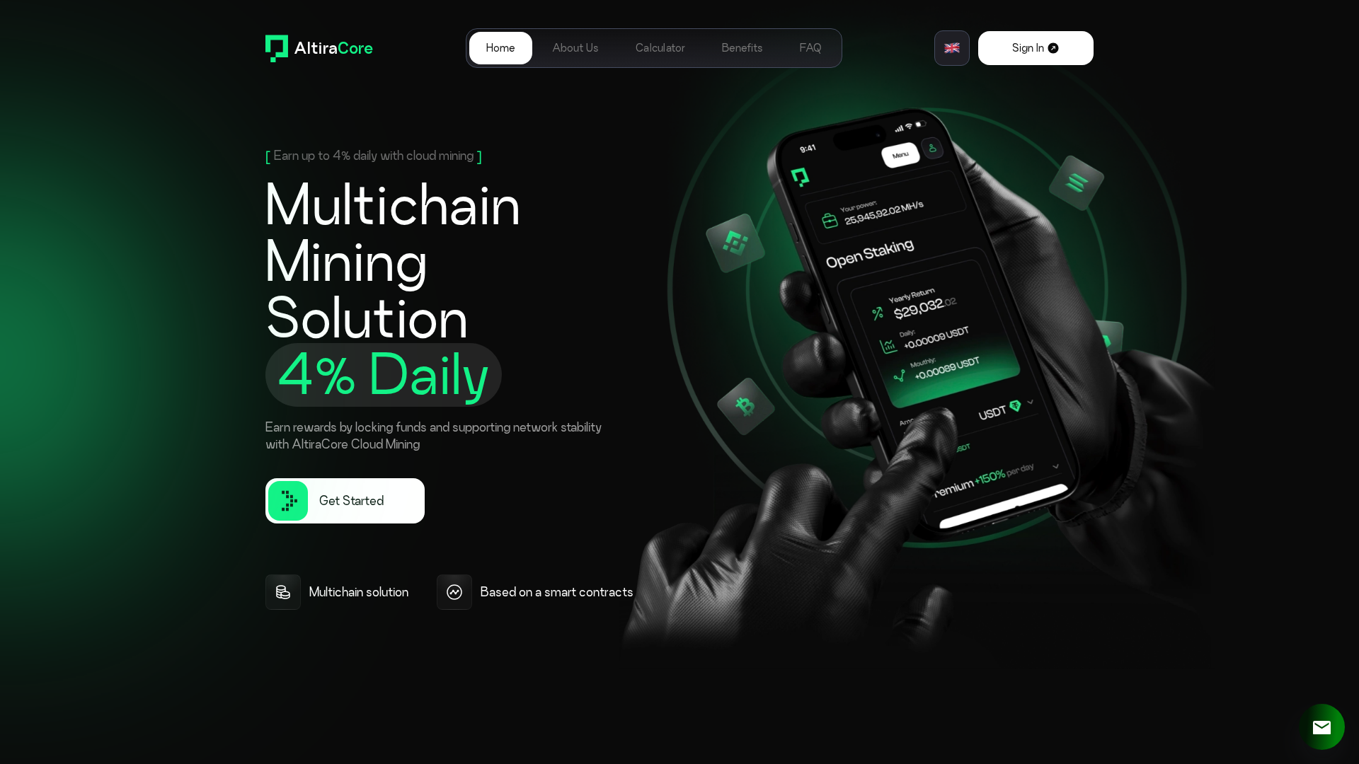 Screenshot of altiracore.com