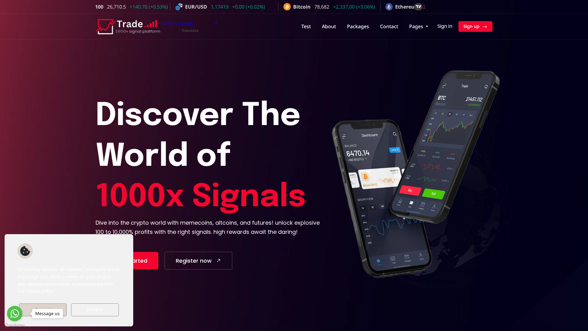 Screenshot of starcitytradedesk.live