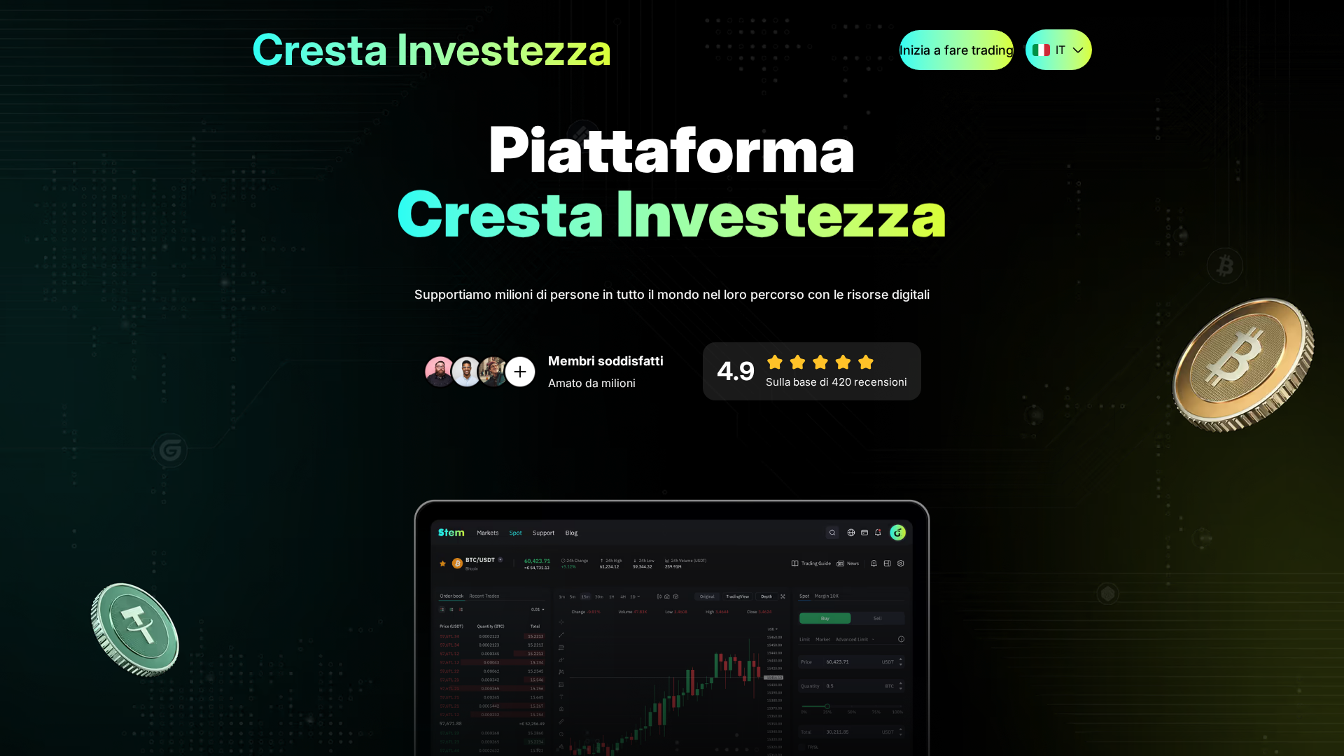 Screenshot of cresta-investezza.com