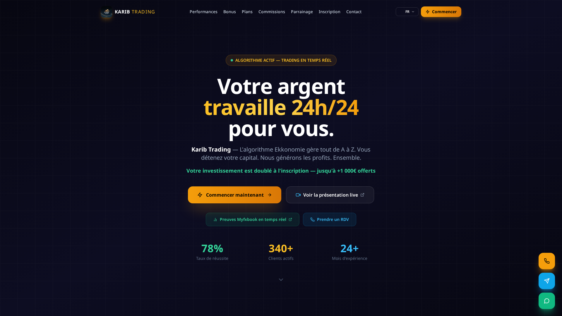 Screenshot of karib-trading.com