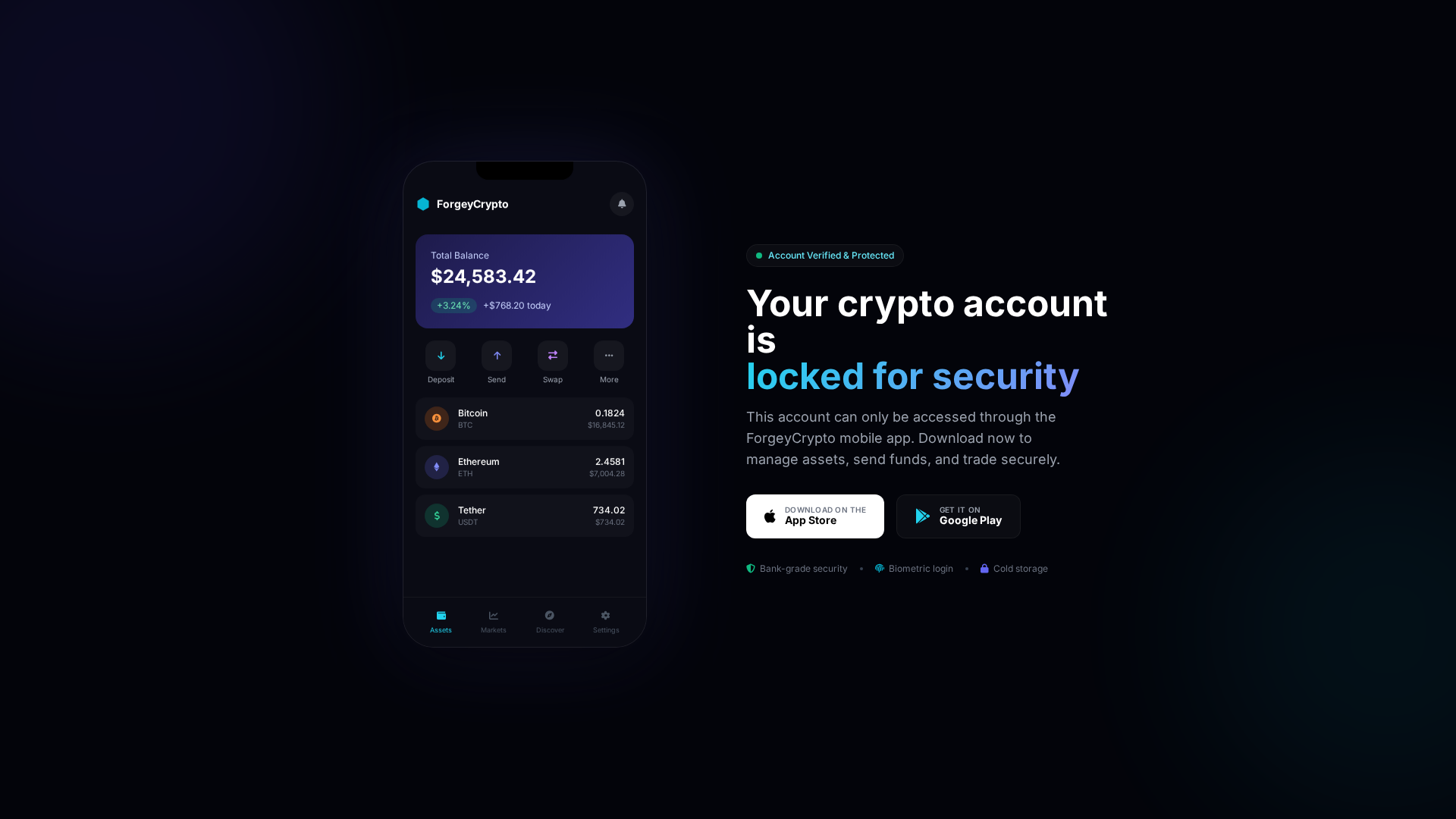 Screenshot of forgeycrypto.com