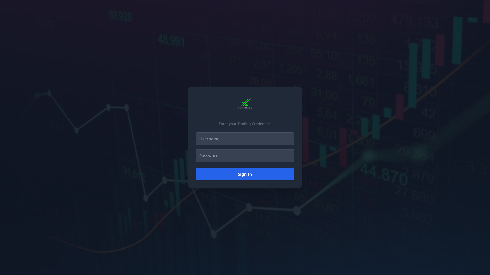 Screenshot of forextradex.top