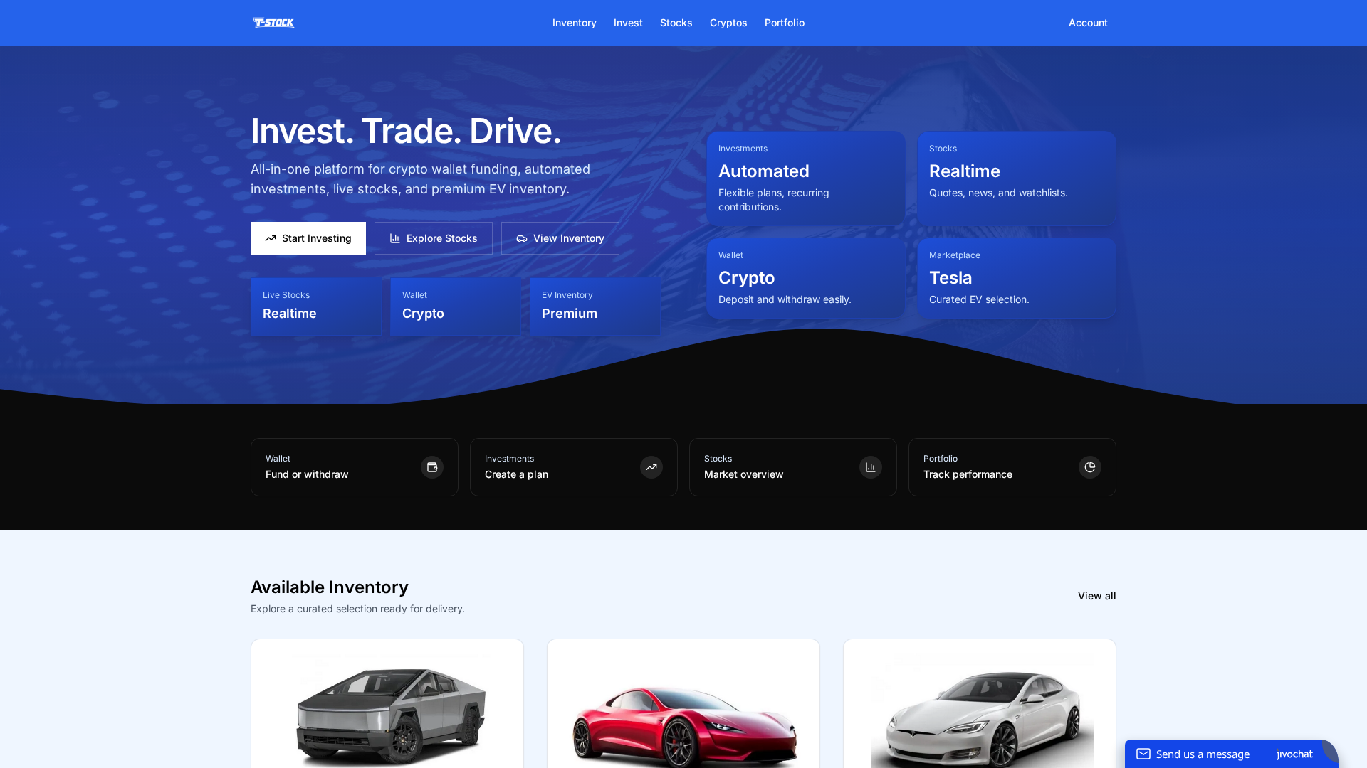 Screenshot of t-stock.net