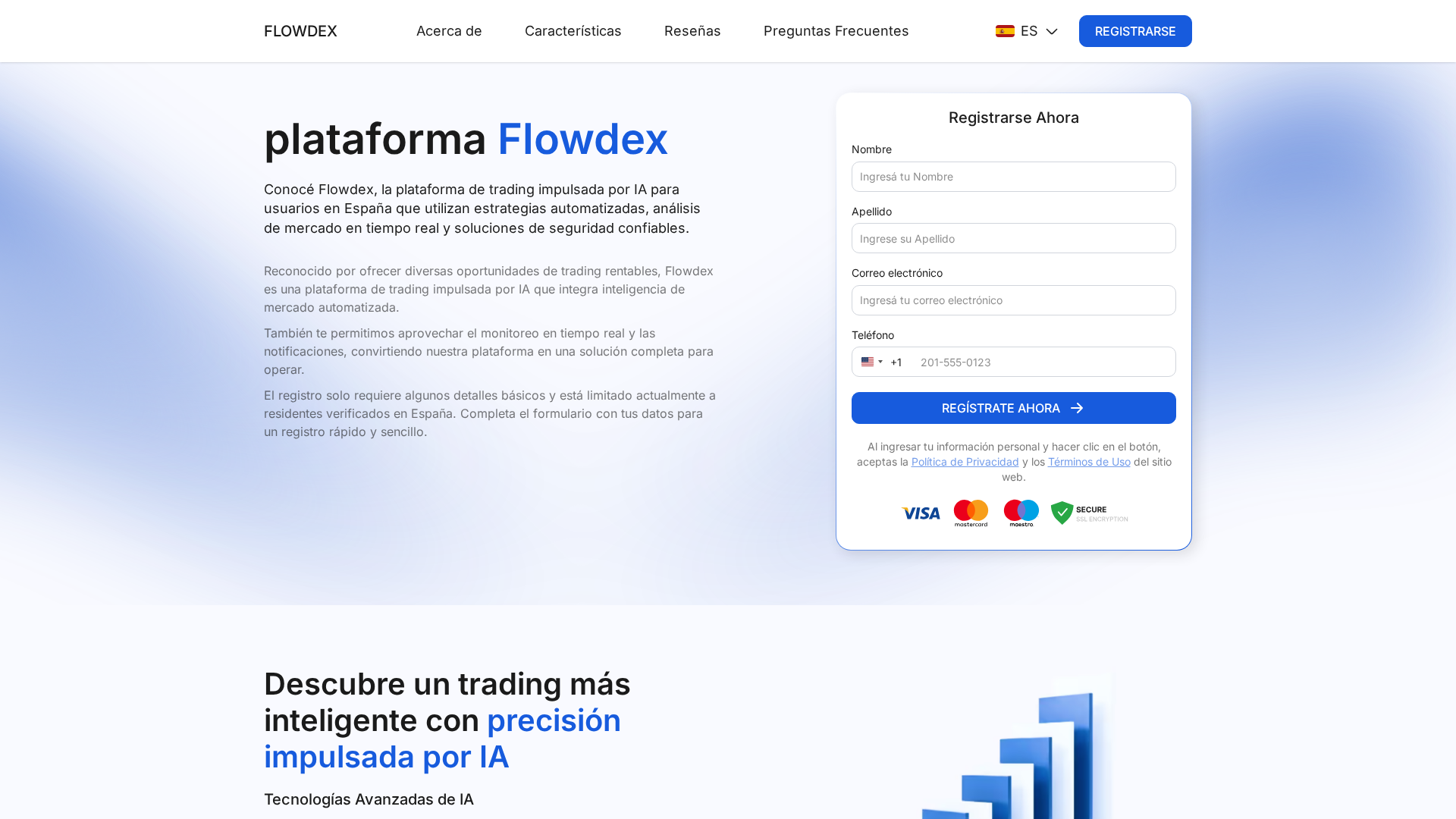 Screenshot of flowdex-es.com