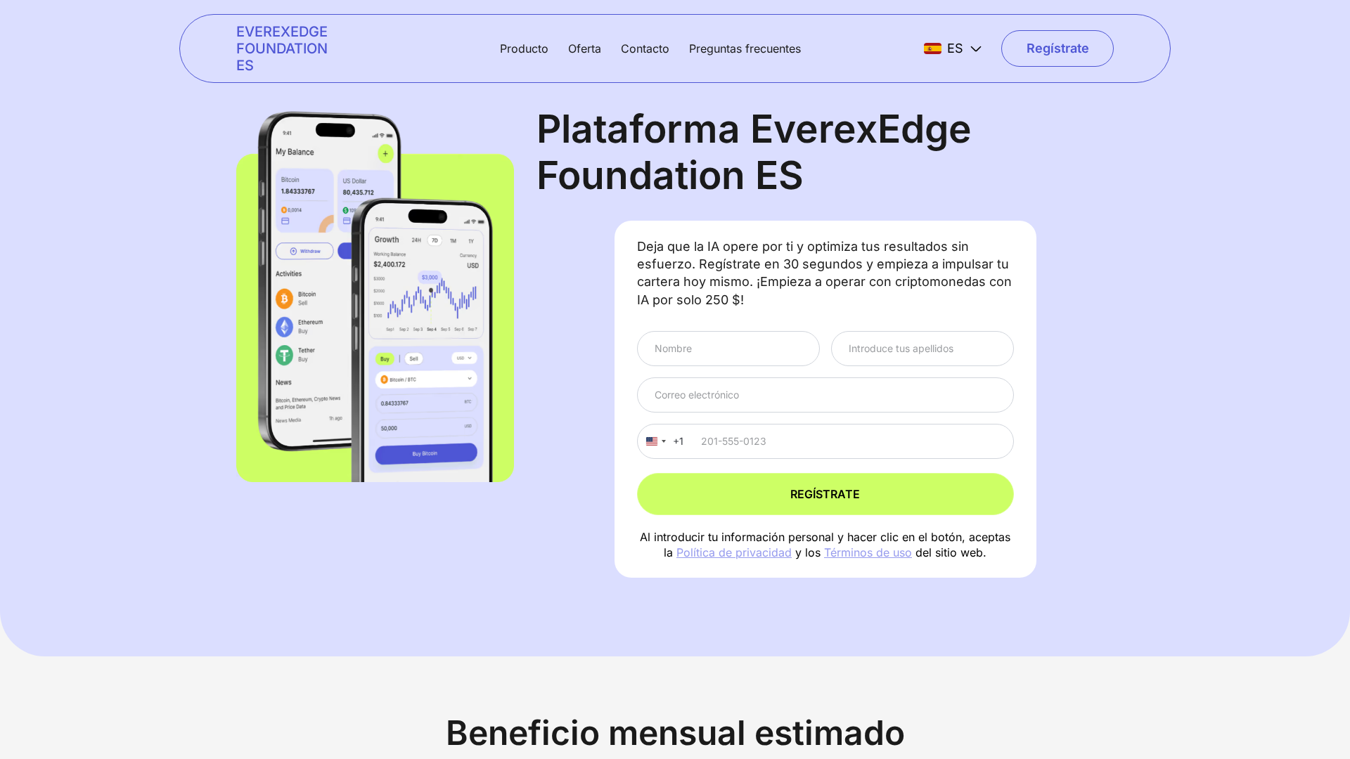 Screenshot of everexedge-foundation-es.com