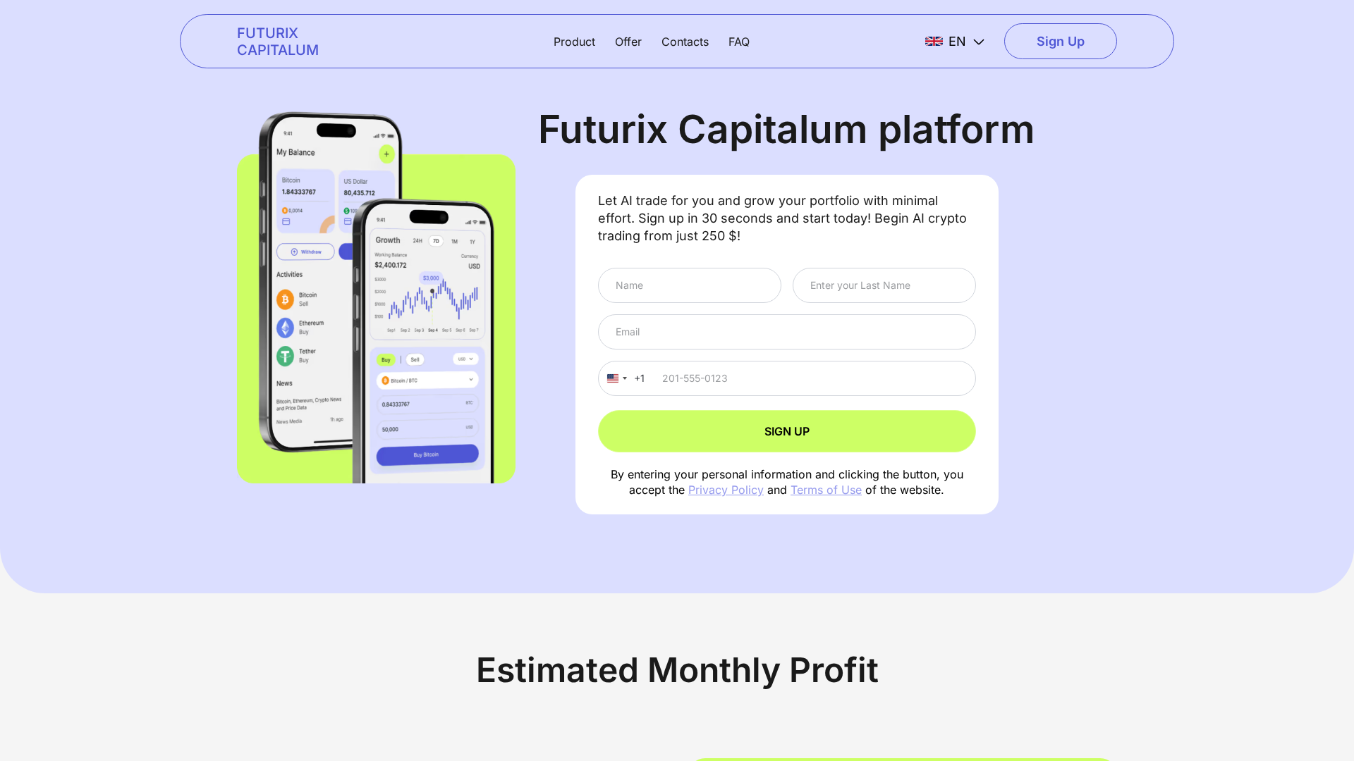 Screenshot of futurix-capitalum.com