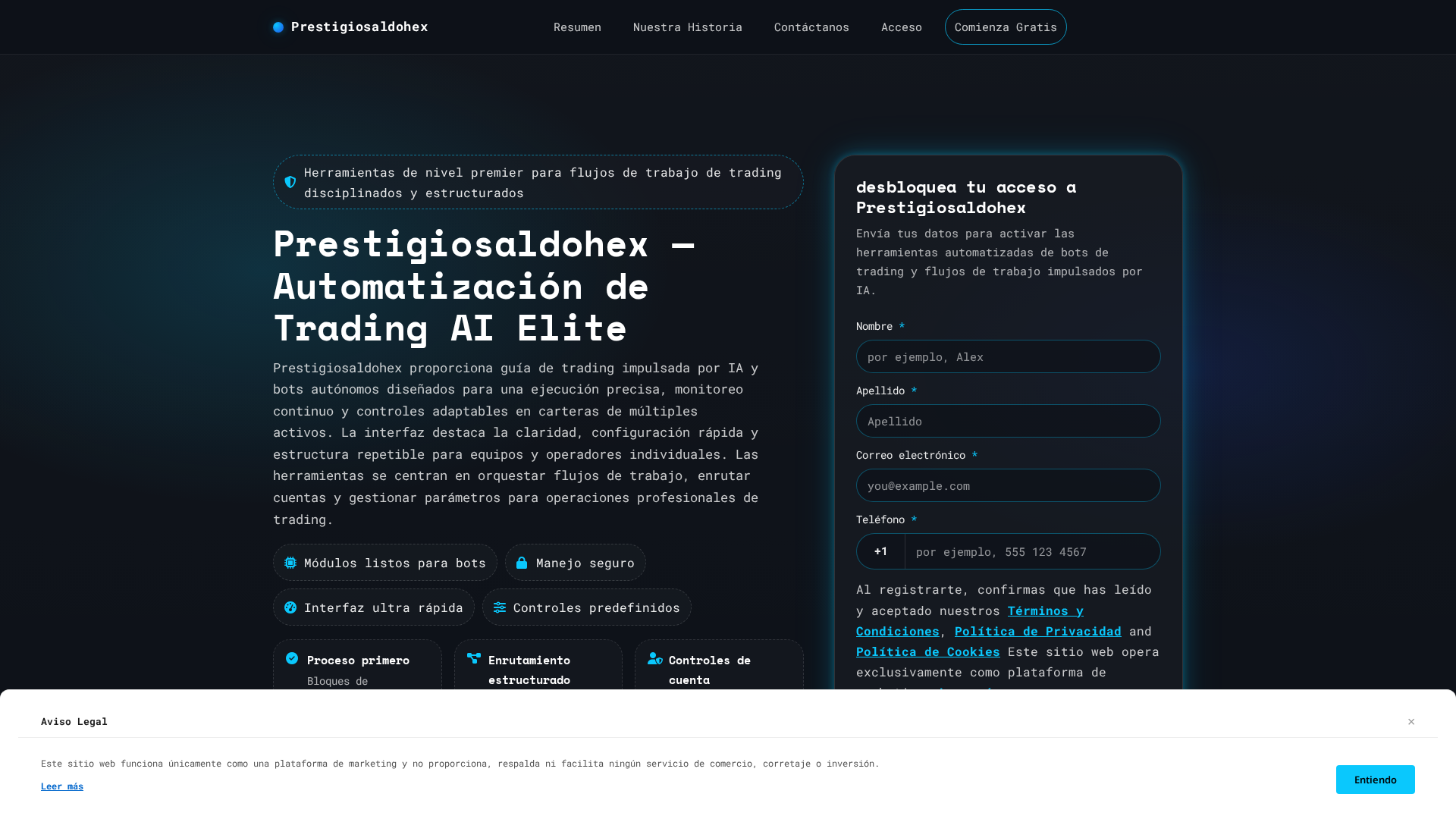 Screenshot of prestigiosaldohex.click