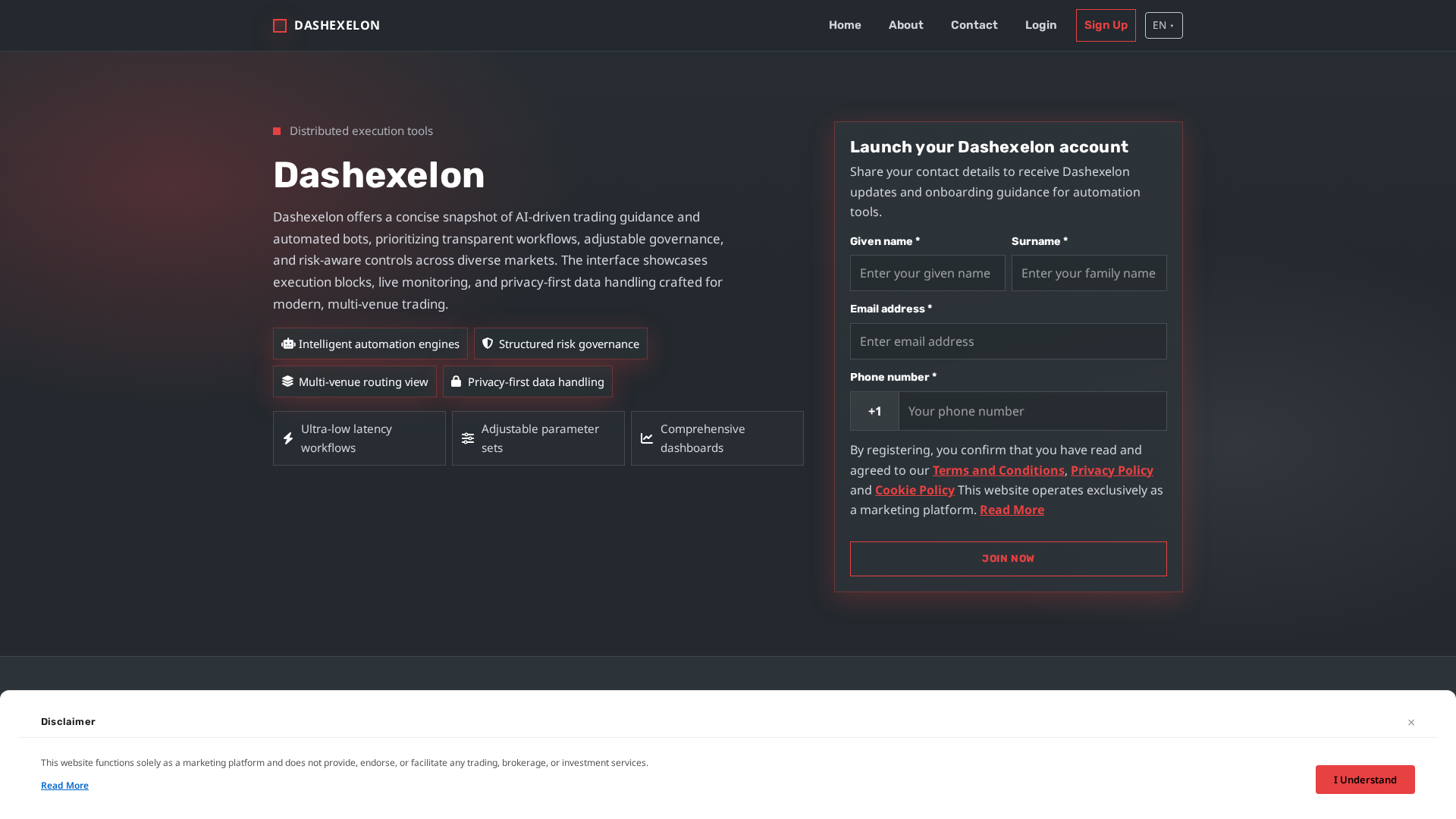 Screenshot of dashexelon.click