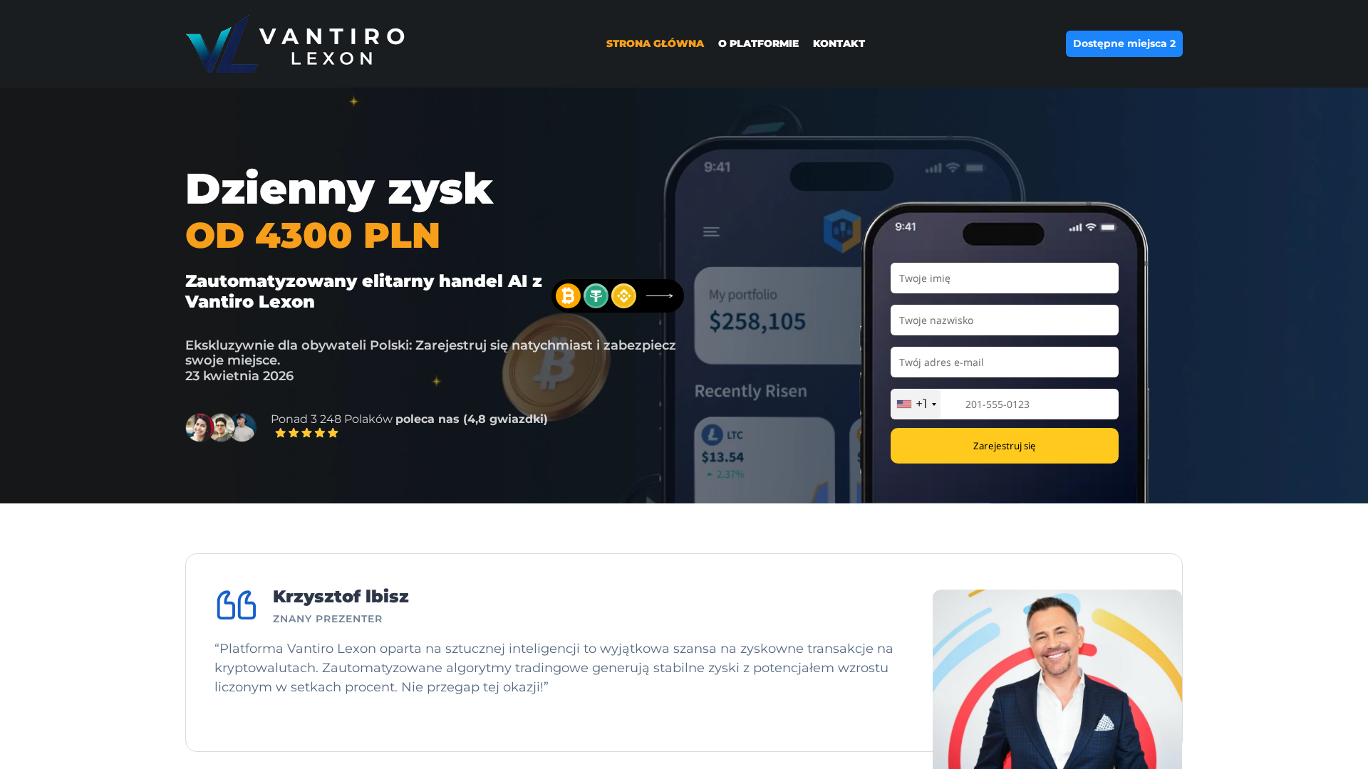 Screenshot of vantirolexon.net
