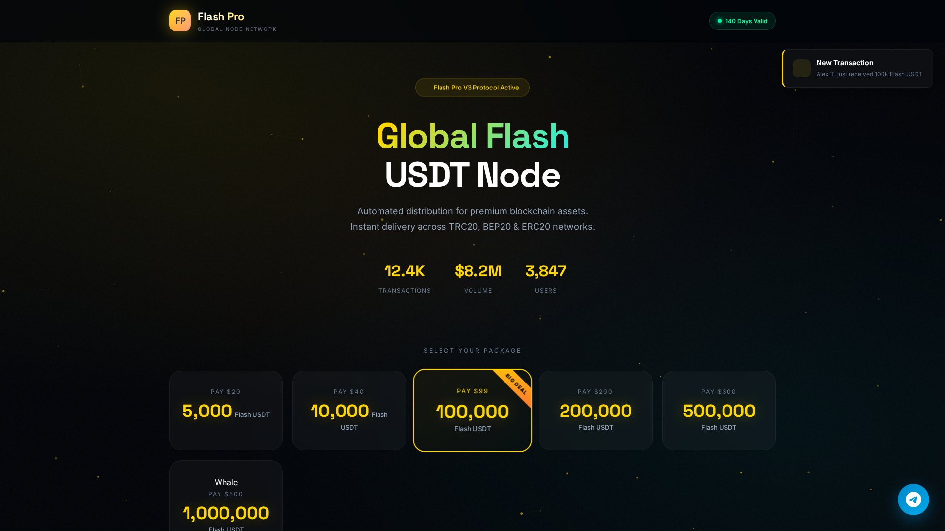 Screenshot of generateflashcoin.shop