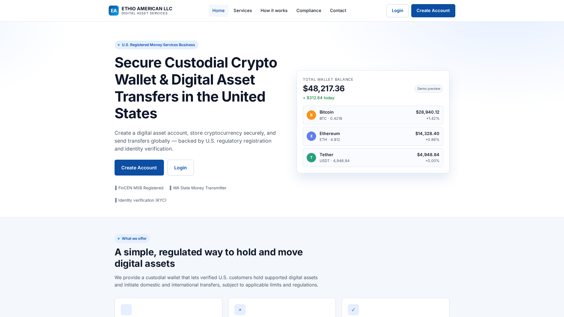 Screenshot of ethioamericanllc.com
