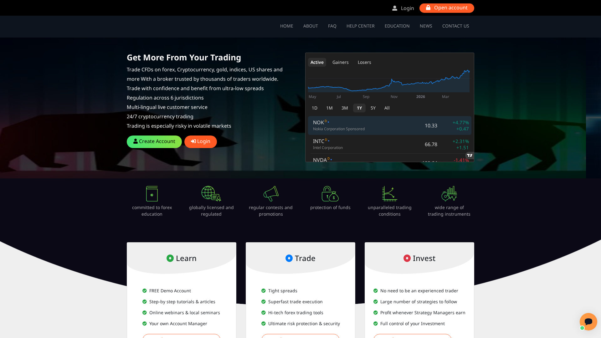 Screenshot of glintexchange.com