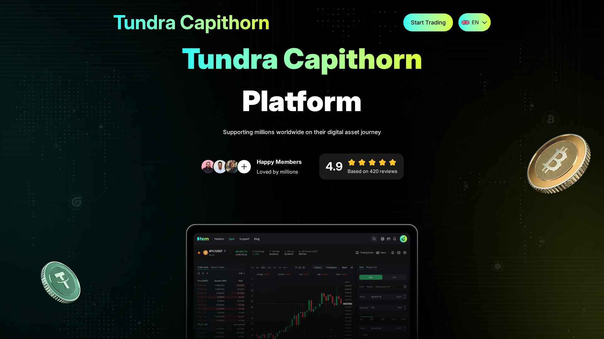 Screenshot of tundra-capithorn.com