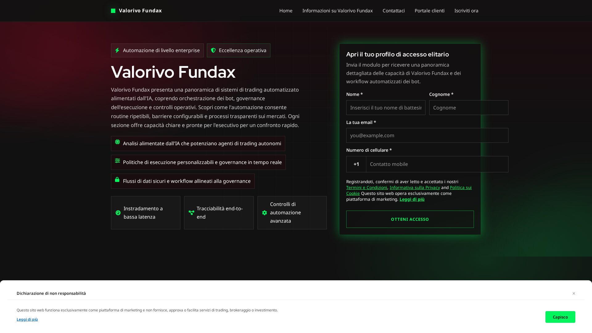 Screenshot of valorivofundax.digital