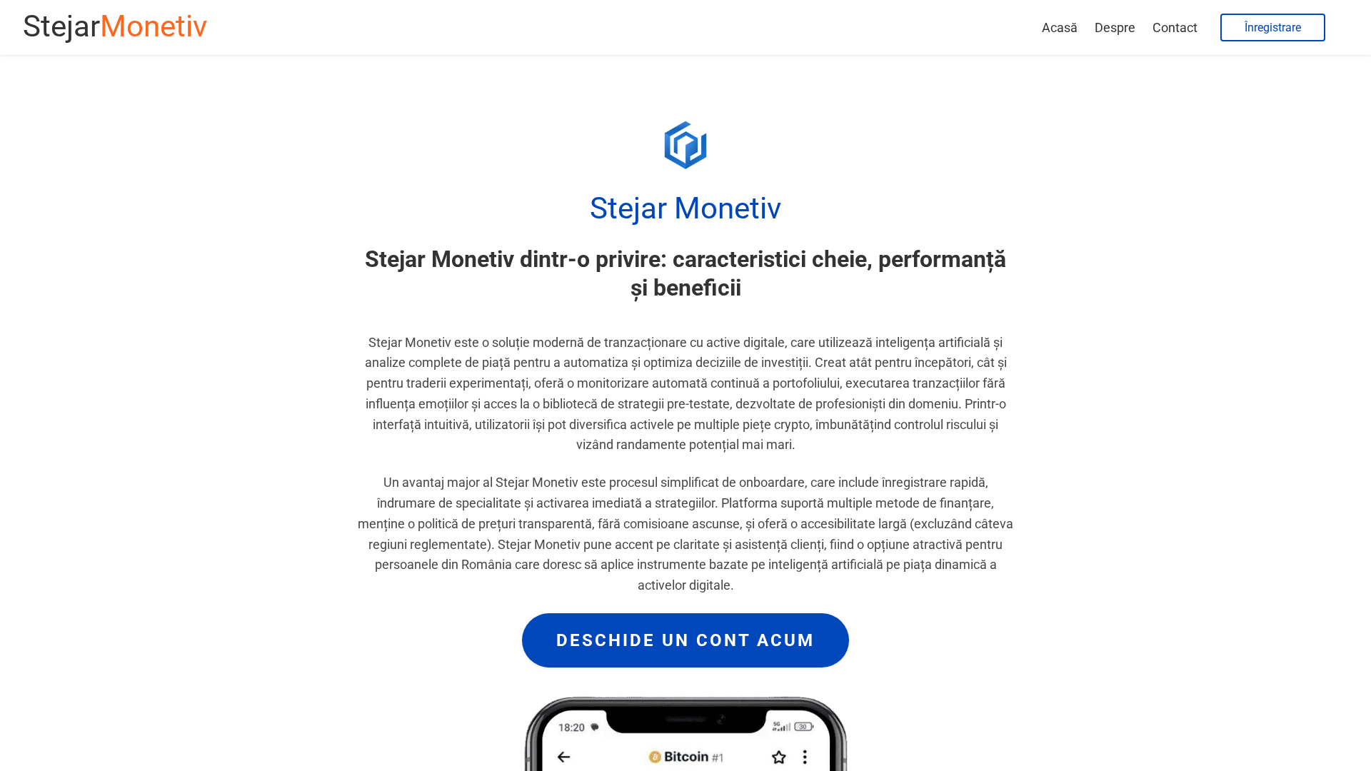 Screenshot of stejarmonetiv-ai.com