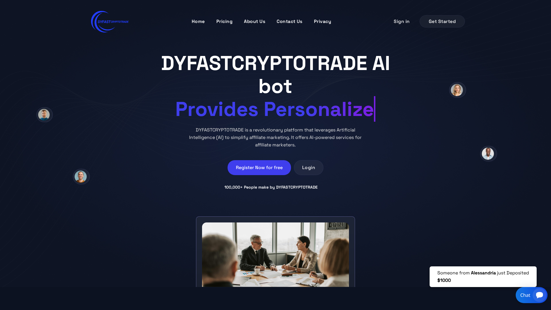 Screenshot of dyfastcryptotrade.click